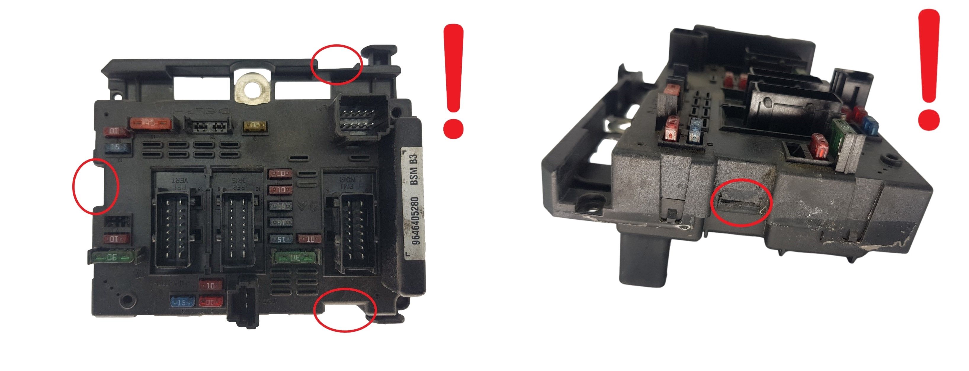 Ohjausyksikkö BSM B3 9646405280 PSA Delphi 1775 main product photo
