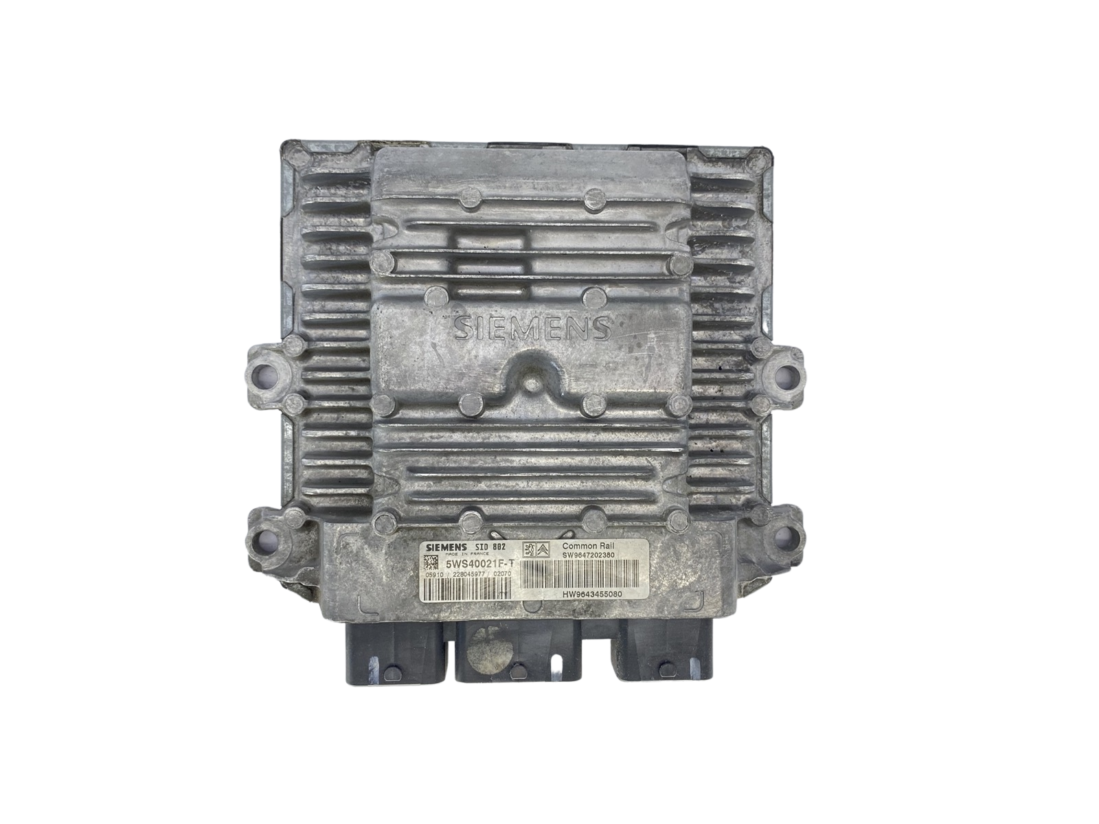 Ohjausyksikkö 9647202380 9643455080 5WS40021F-T PSA Siemens 58198 main product photo