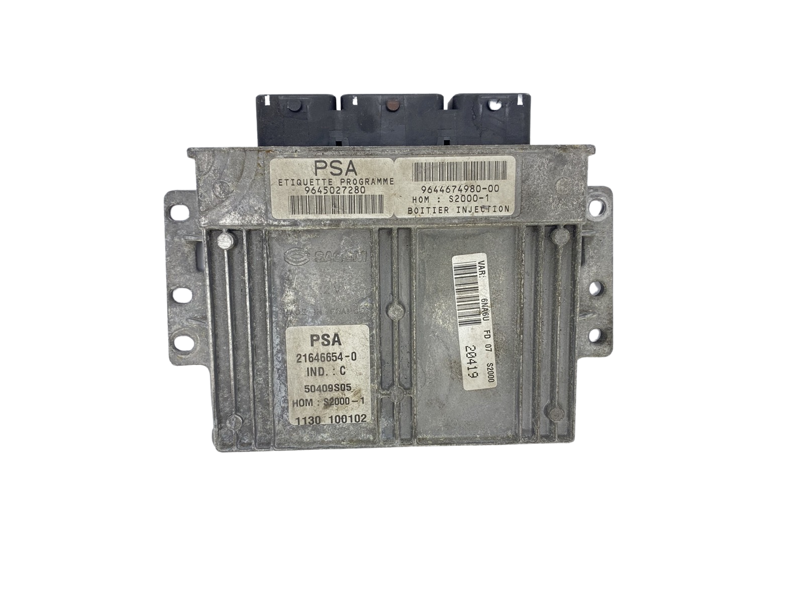 Ohjausyksikkö 9645027280 9644674980 21646654-0 PSA Sagem 57264 main product photo