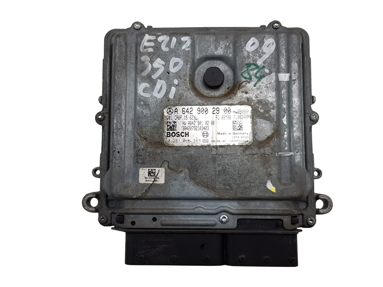 Ohjausyksikkö Mercedes-Benz E A6429002900 0281016383 3.0 CDI 1077 main product photo