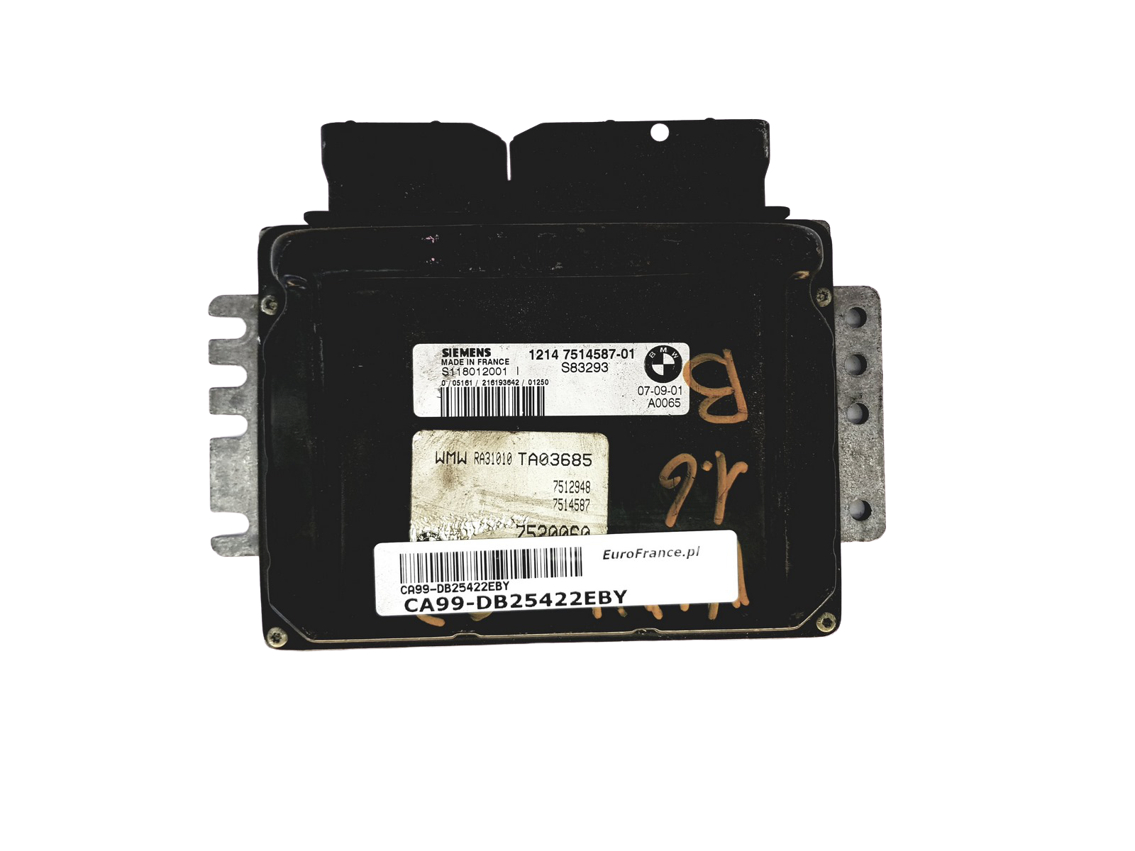 Ohjausyksikkö Mini 1214 7514587-01 S118012001I Siemens 25422 main product photo