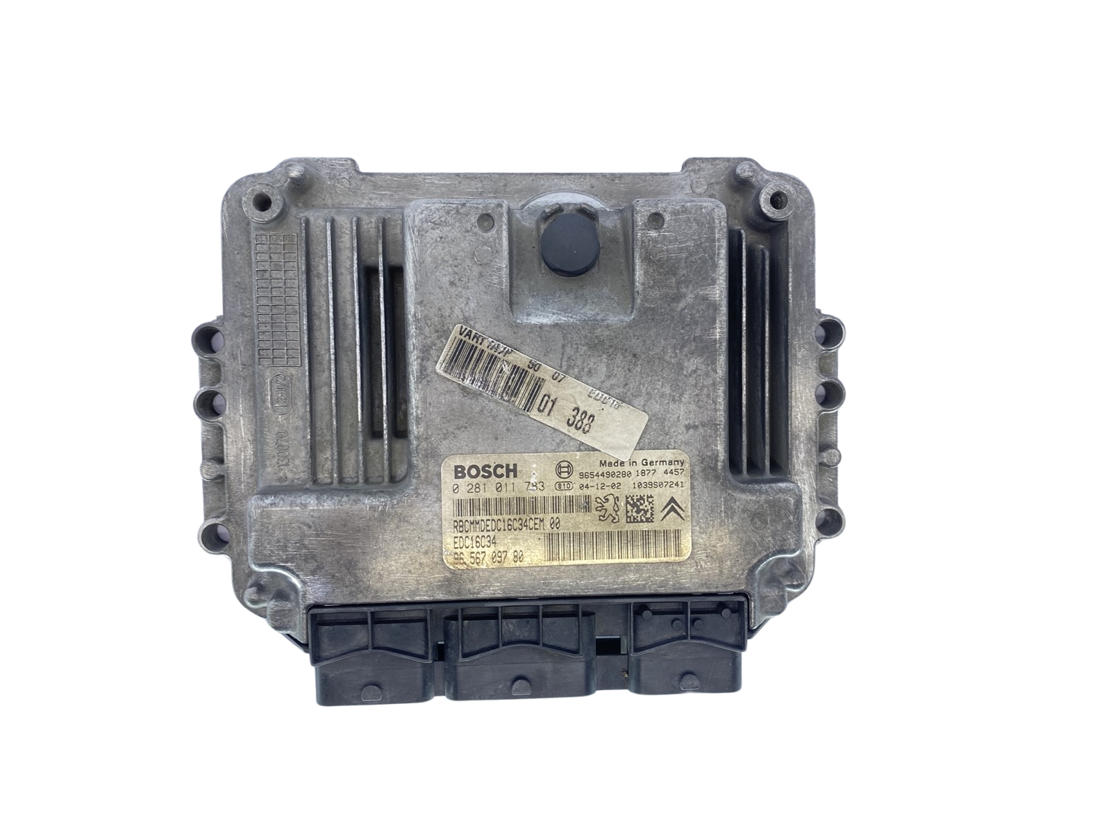 Ohjausyksikkö 0281011783 9656709780 9654490280 PSA Bosch 63462 main product photo