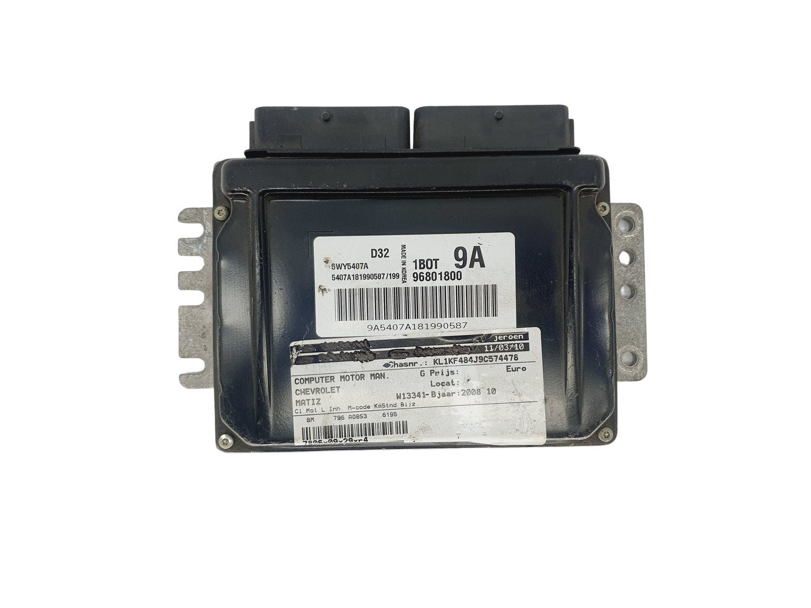 Ohjausyksikkö 96801800 5WY5407A D32 1B0T 9A Chevrolet Kemsco 43471 main product photo