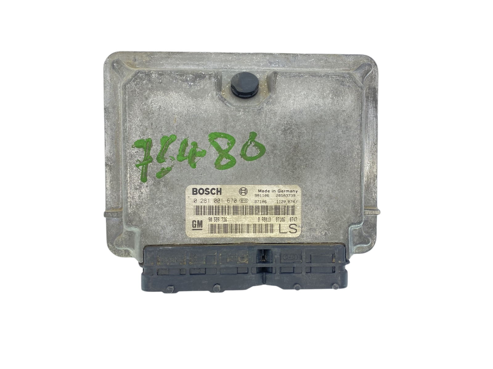 Ohjausyksikkö 90589736 LS 0281001670 98013 Opel Bosch GM 63536 main product photo