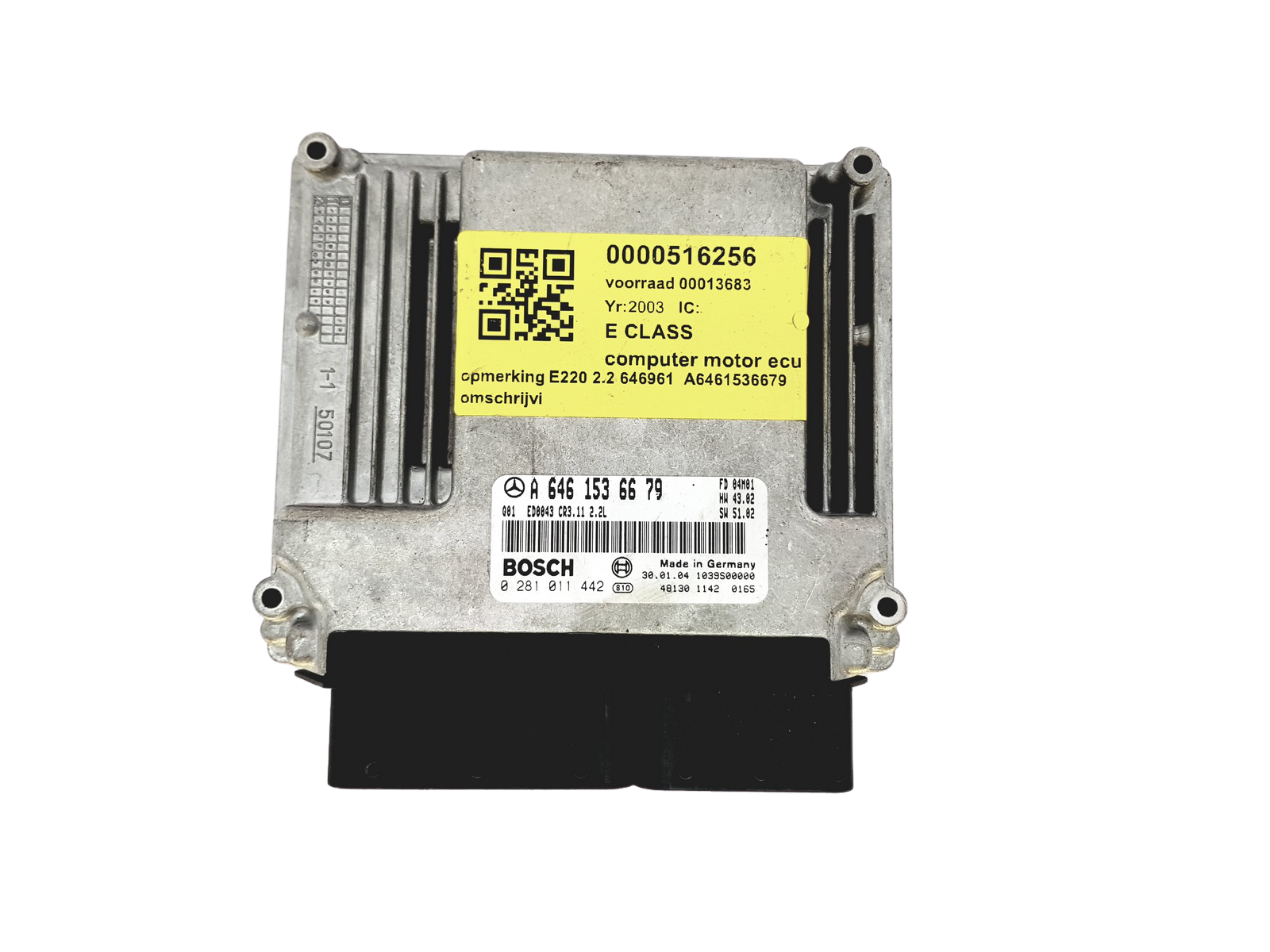 Ohjausyksikkö A6461536679 0281011442 Mercedes Bosch main product photo