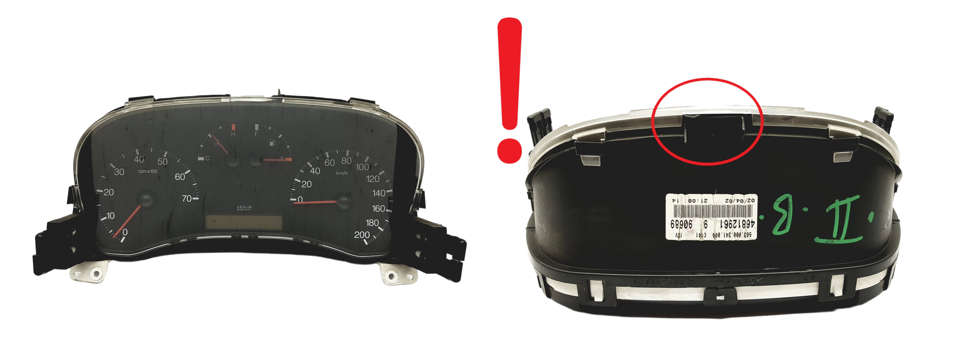 Kierroslukumittari Fiat Punto 46812961 503000341000 59193 main product photo