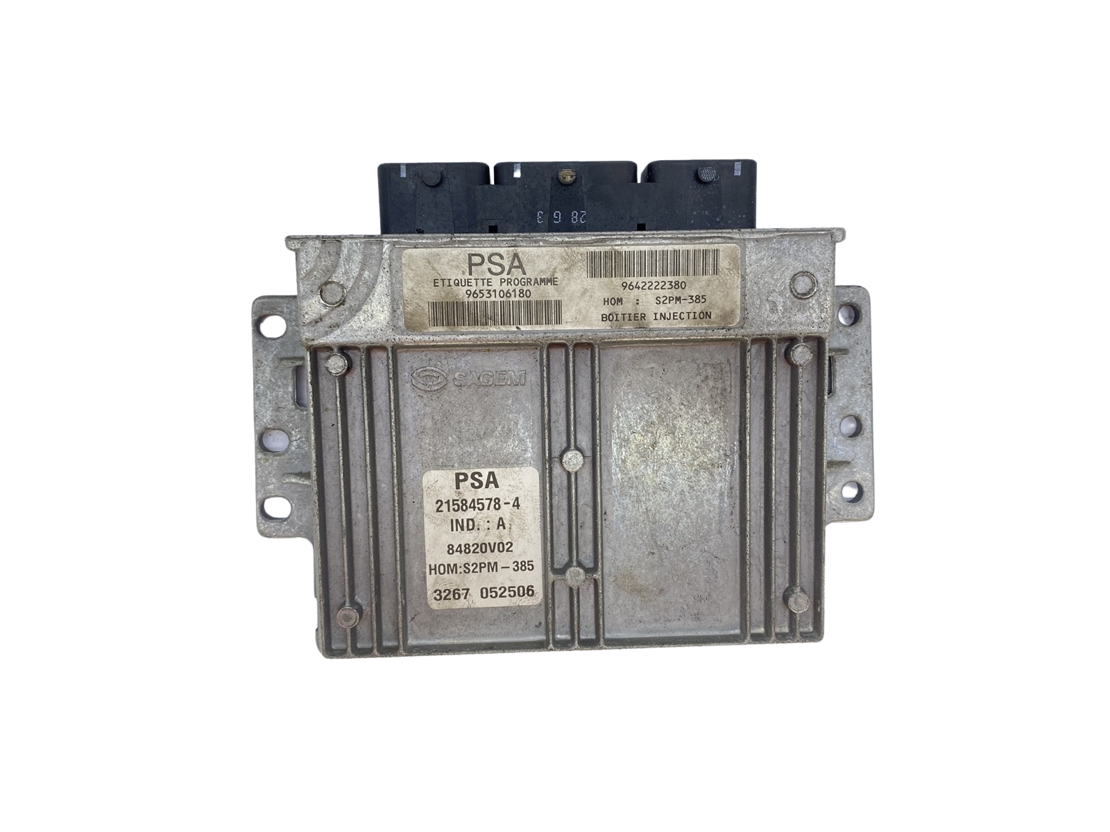 Ohjausyksikkö PSA 9653106180 9642222380 21584578-4 Sagem 56832 main product photo