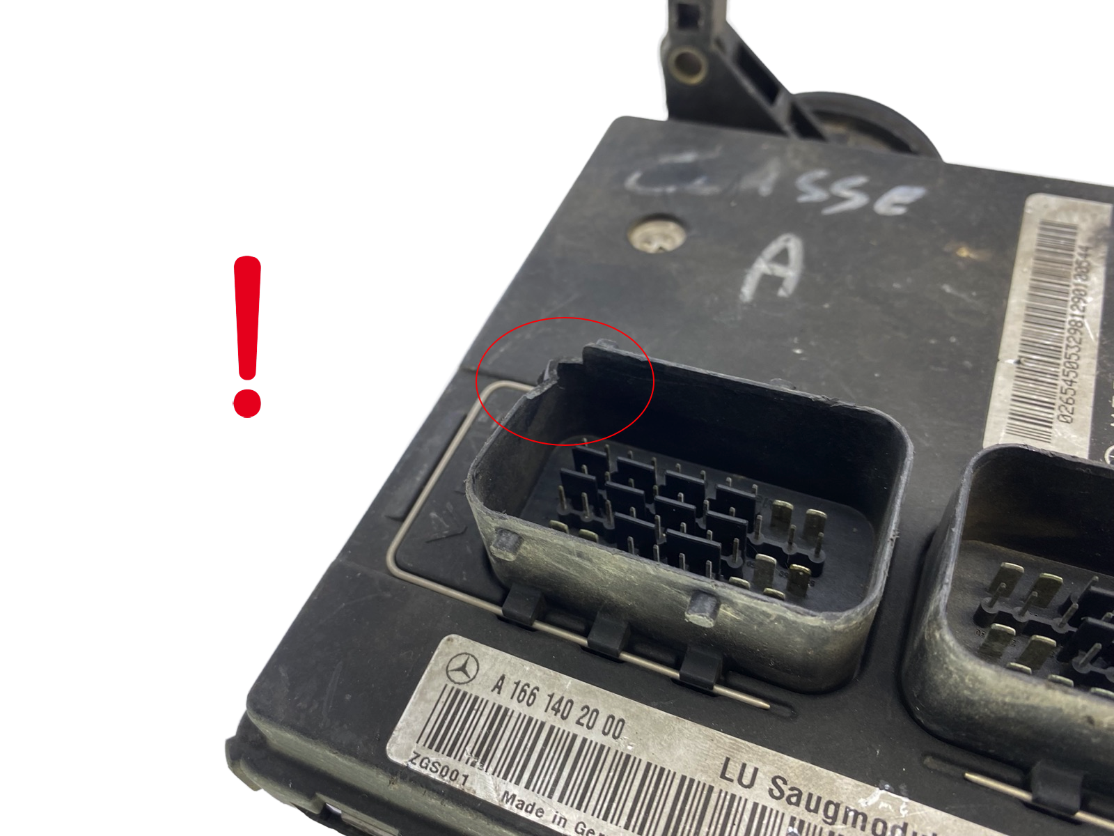 Ohjausyksikkö A1661402000 A0265450532 412.250/002/003 Mercedes VDO 51299 main product photo