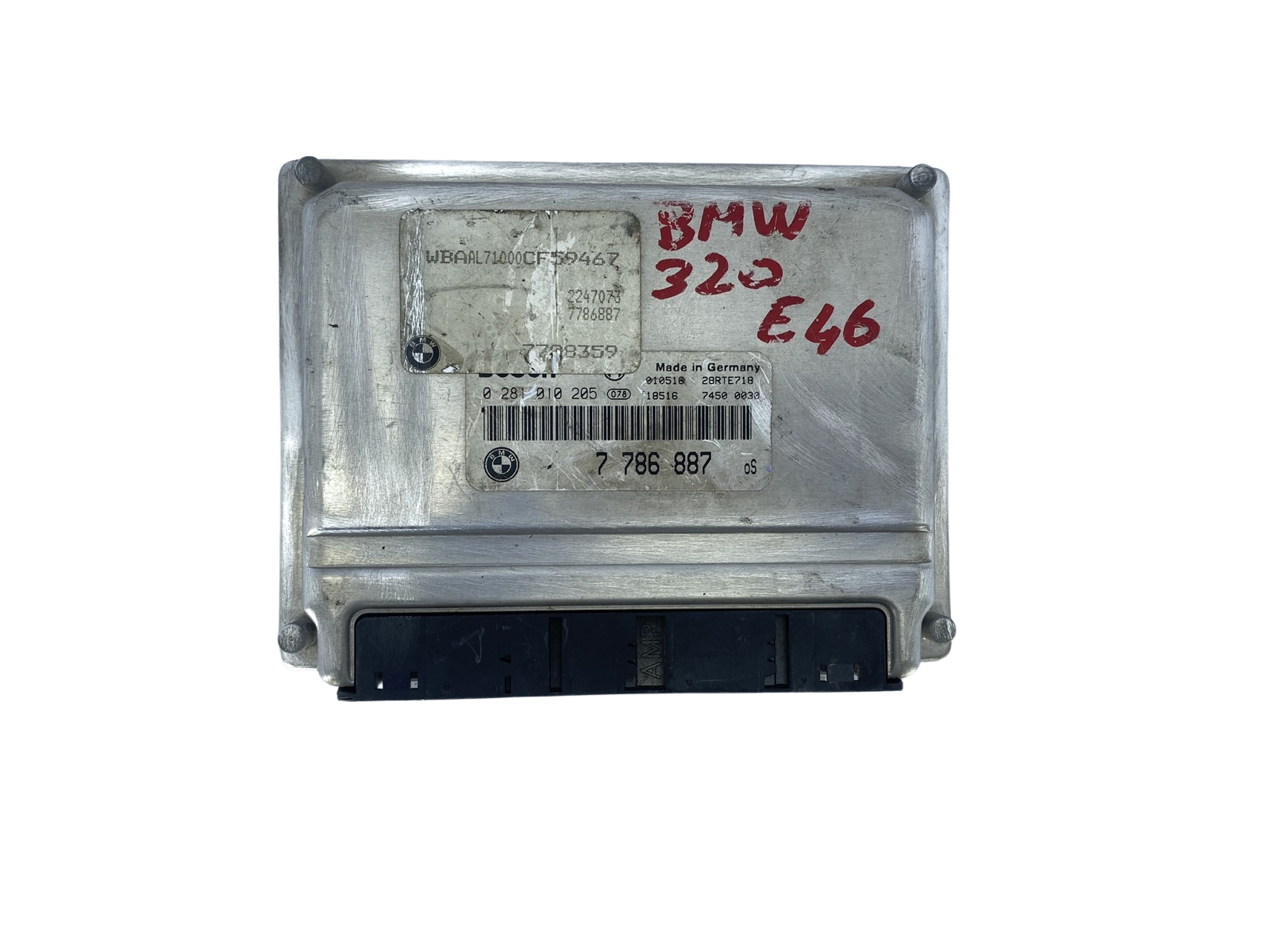 Ohjausyksikkö BMW 7786887 0281010205 Bosch 54615 main product photo