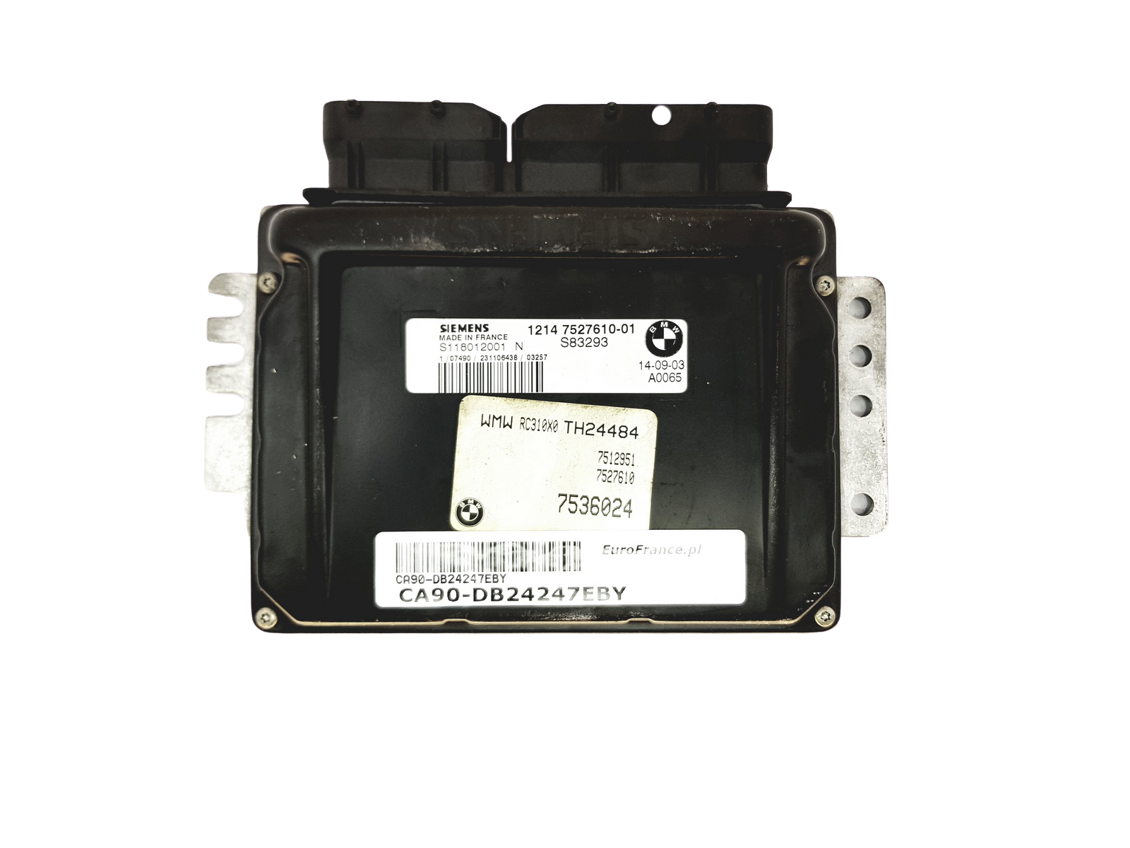 Ohjausyksikkö Mini 1214 7527610-01 S118012001N Siemens 24247 main product photo