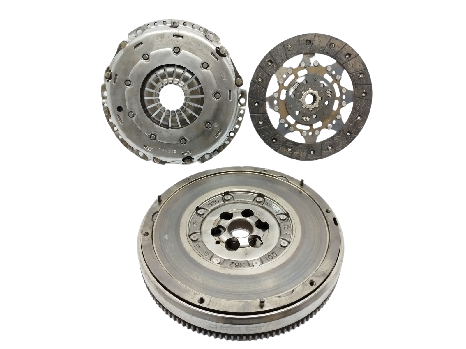 Kaksoismassavauhtipyörä + kytkin 9812184080 9823041680 Citroen Peugeot 1.6 HDI main product photo