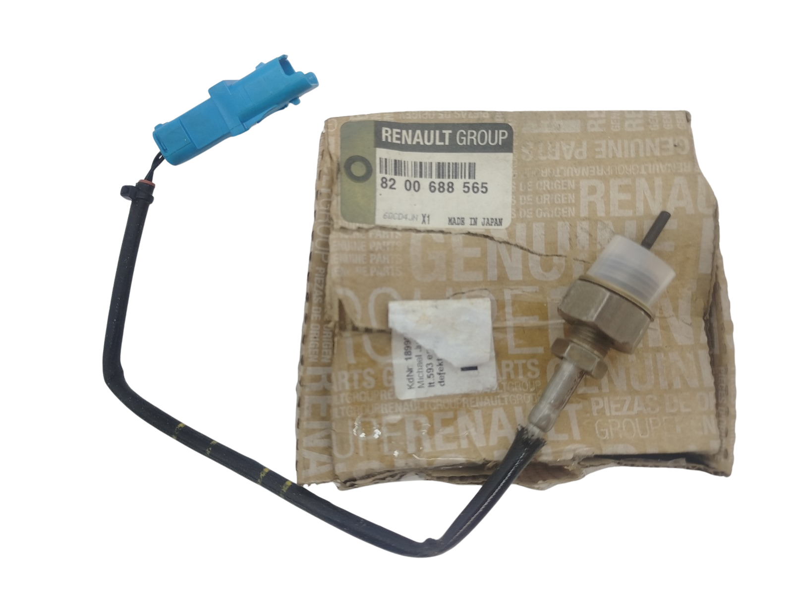 Pakokaasun Lämpötila-anturi Uusi Alkuperäinen Renault 8200688565 main product photo