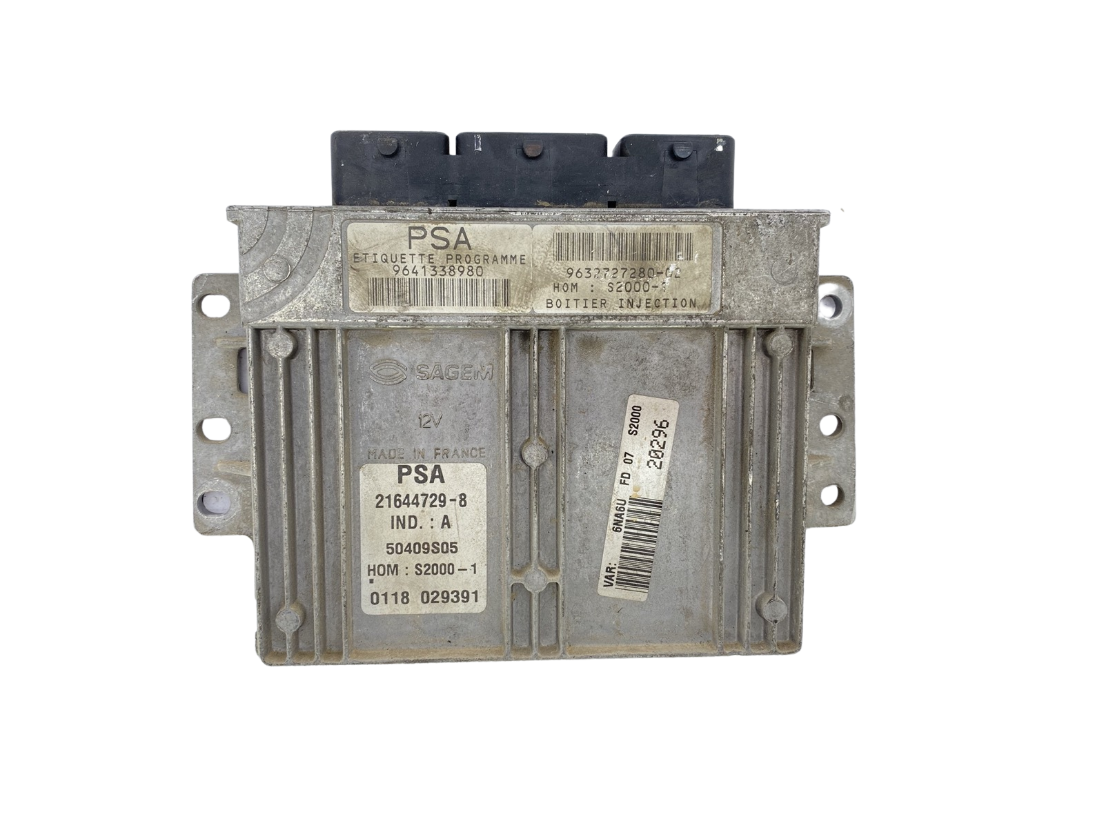 Ohjausyksikkö PSA 9641338980 9632727280-02 Sagem 59722 main product photo