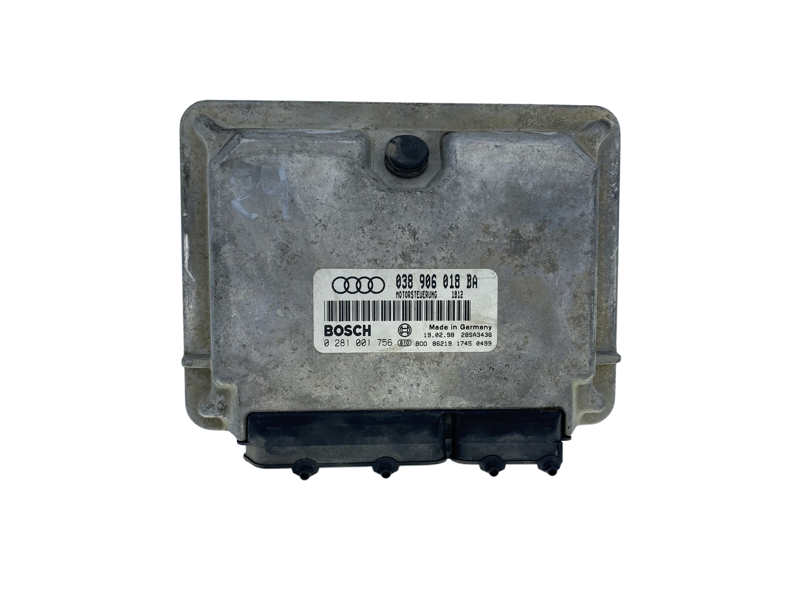 Ohjausyksikkö 038906018BA 0281001756 Audi Bosch 51640 main product photo