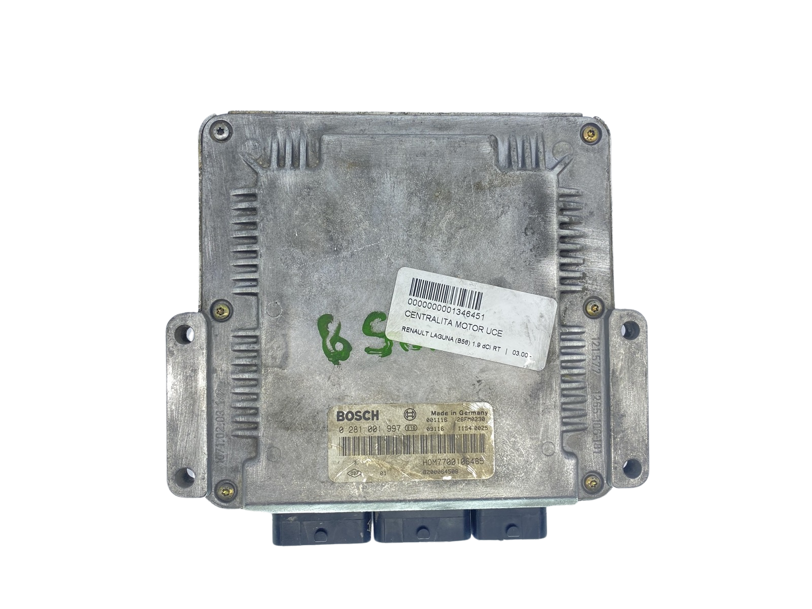 Ohjausyksikkö 0281001997 7700106485 8200064508 Renault Bosch 62980 main product photo