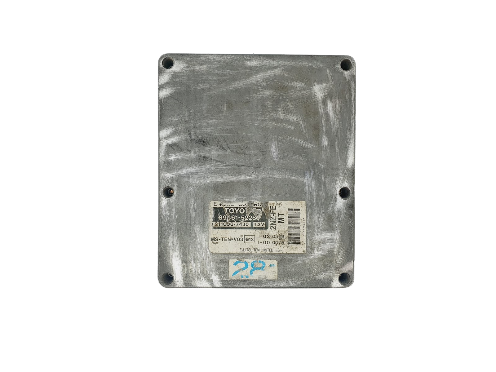 Ohjausyksikkö 89661-52280 211000-7430 2NZ-FE Toyota Denso 47247 main product photo