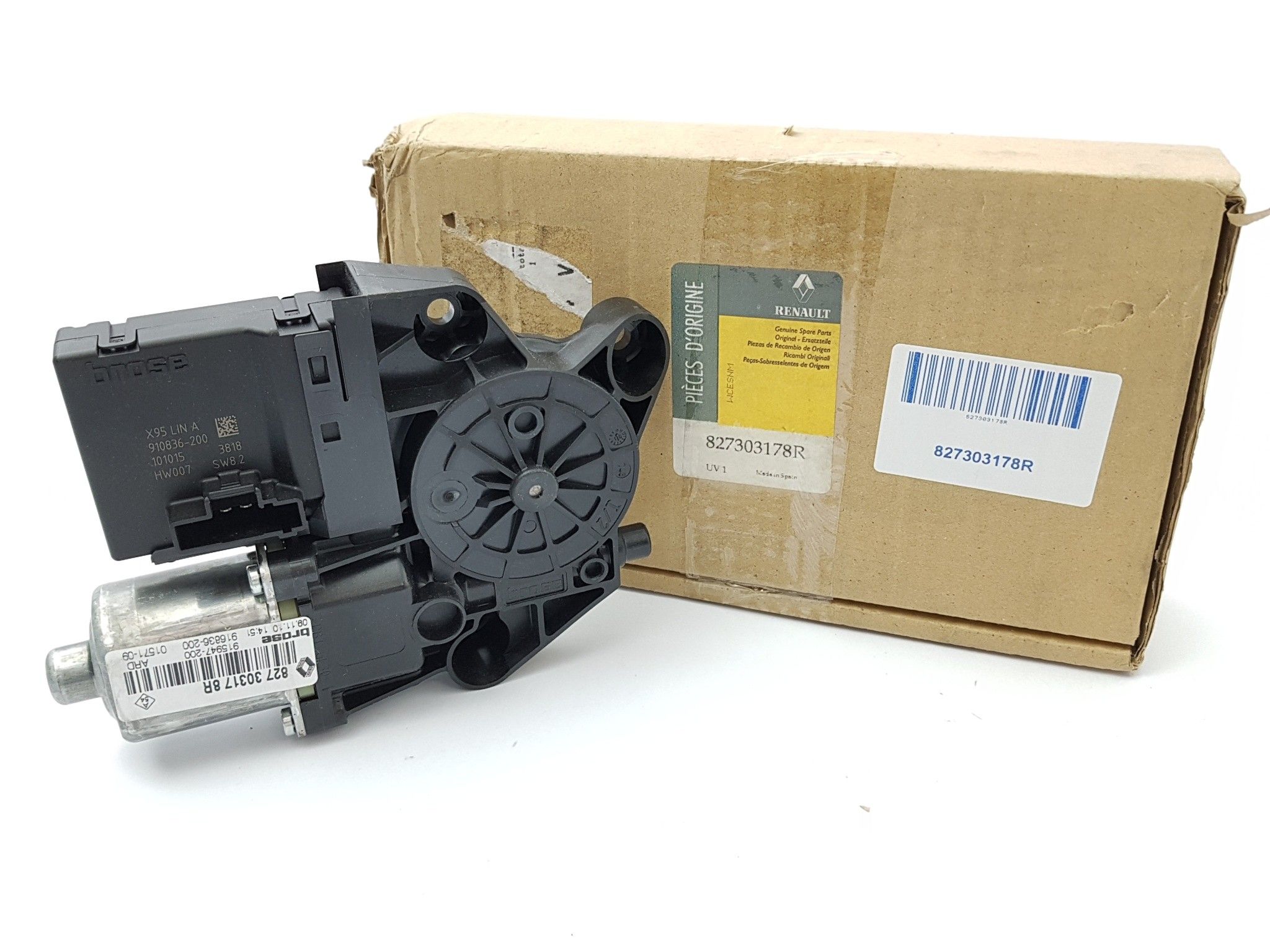 Ikkunanostinmoottori Oikea Taka Alkuperäinen Renault Scenic 3 827303178R main product photo