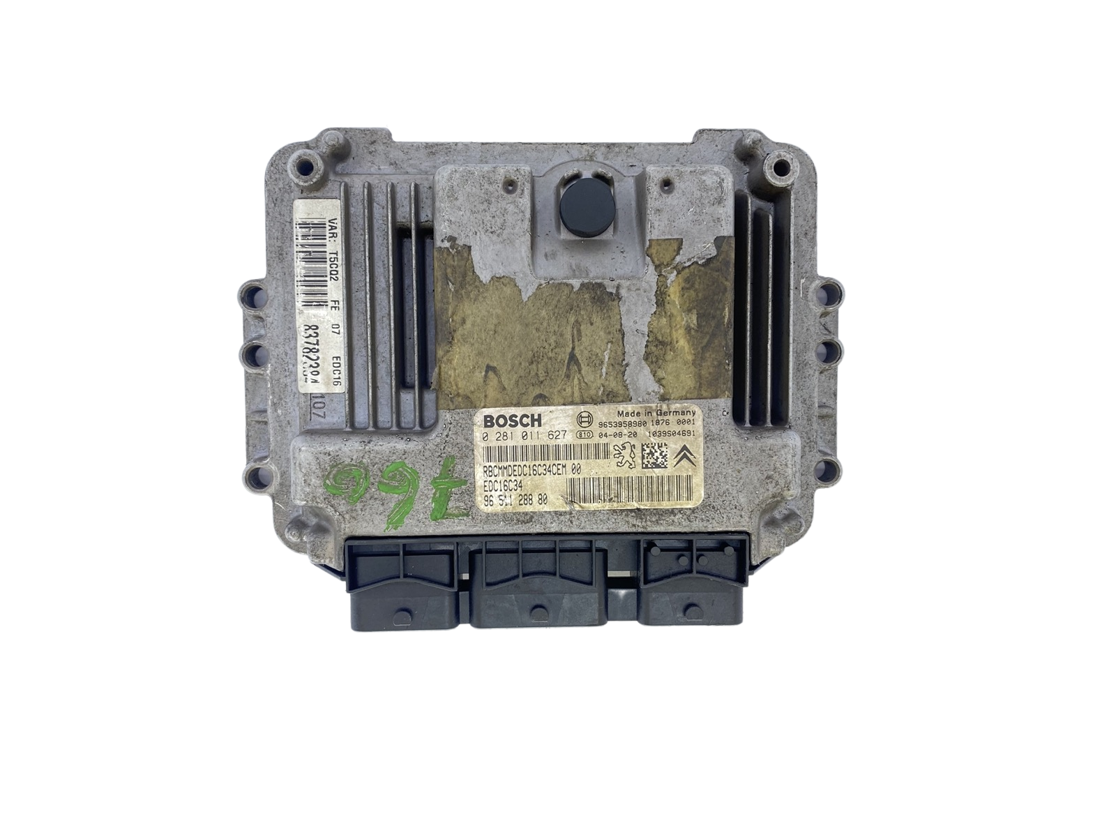 Ohjausyksikkö 9651128880 9653958980 0281011627 PSA Bosch main product photo