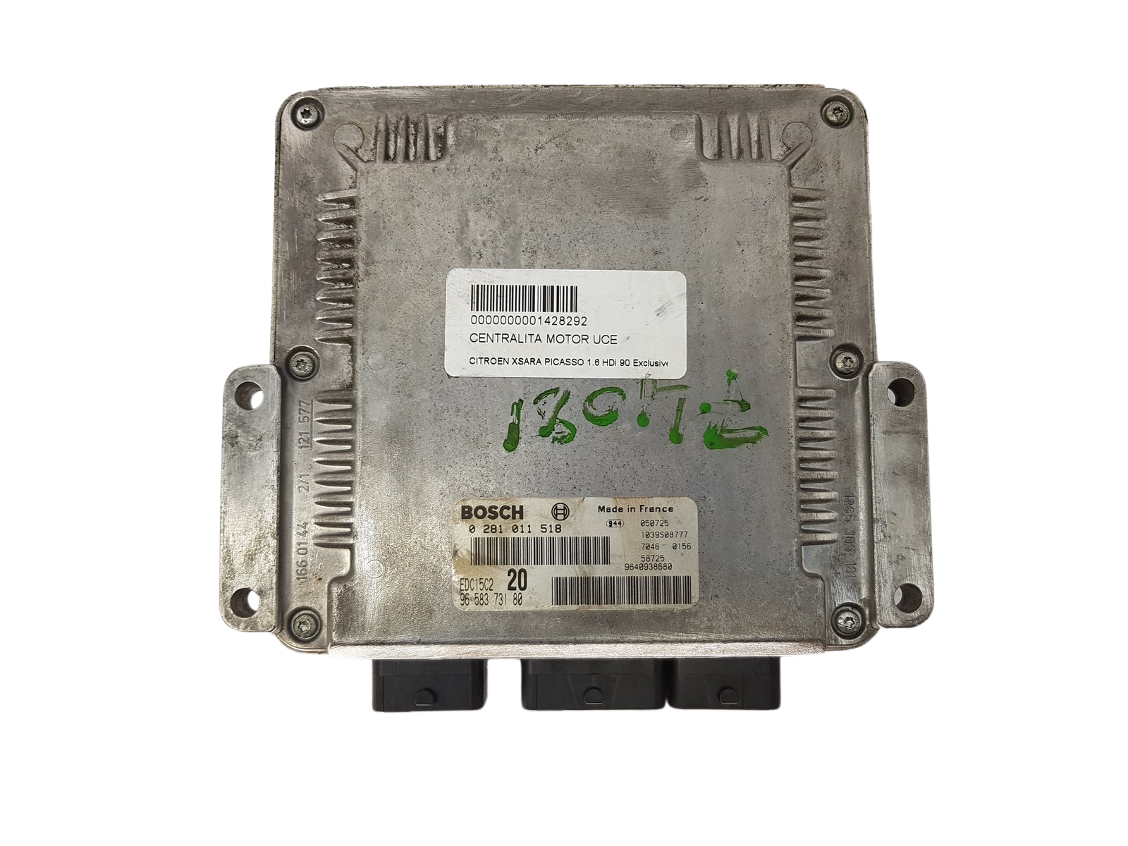 Ohjausyksikkö 0281011518 9658373180 9640938680 PSA Bosch 3411 main product photo