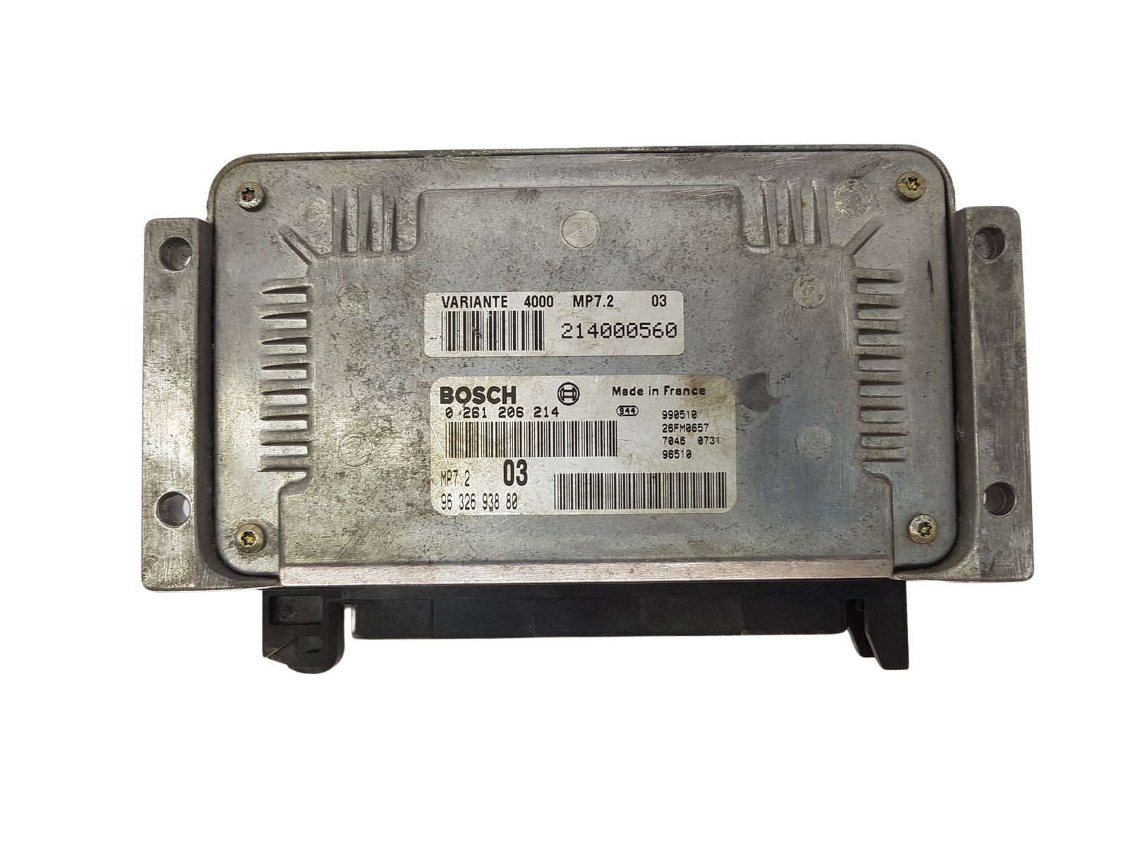 Ohjausyksikkö 0261206214 9632693880 26FM0657 PSA Bosch 3581 main product photo