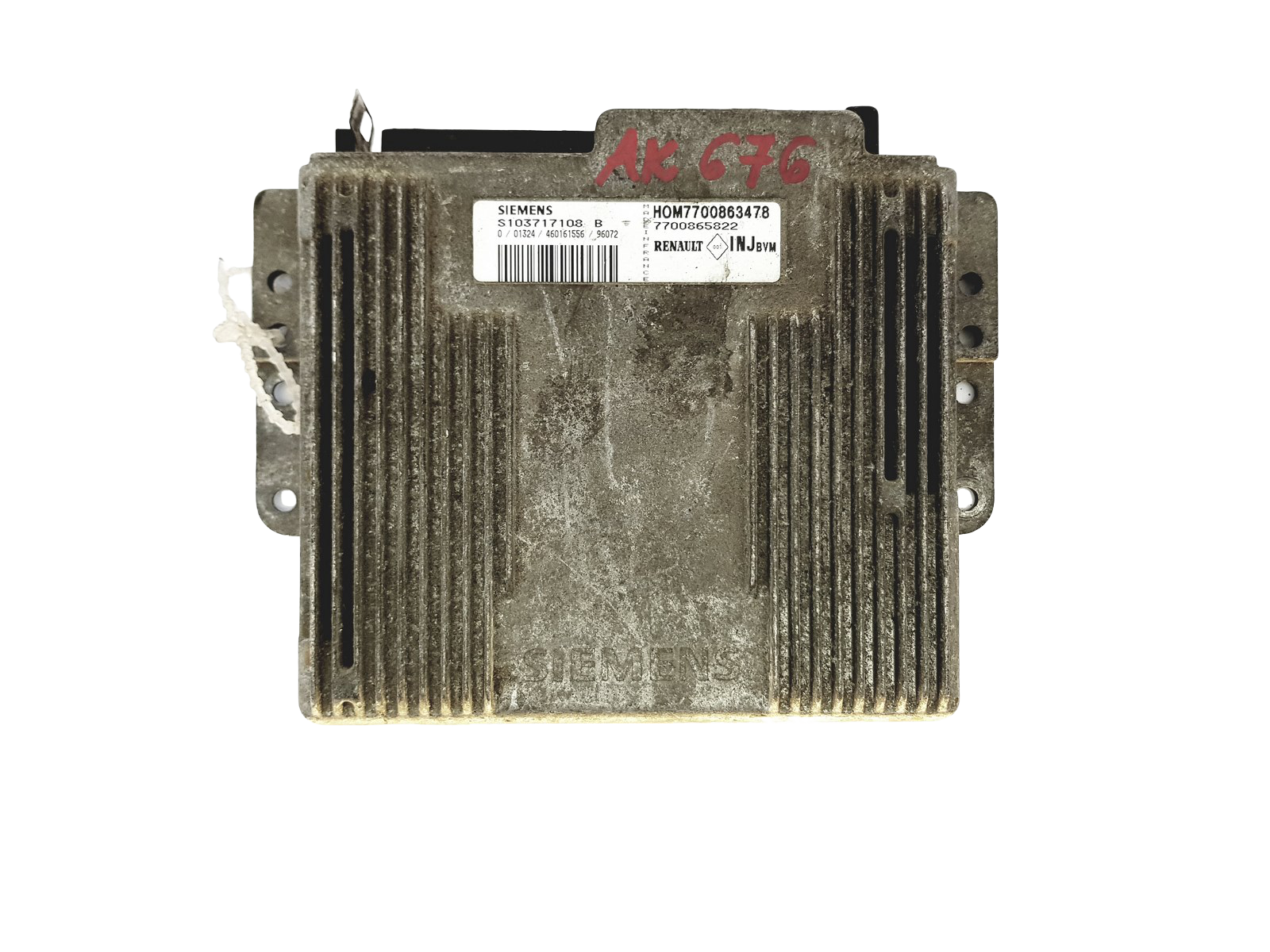 Ohjausyksikkö S103717108B 7700863478 7700865822 Renault Siemens 22313 main product photo