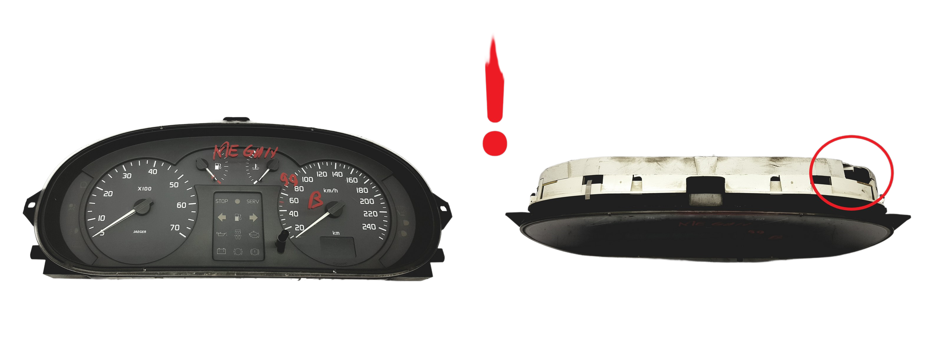 Kierroslukumittari Renault Megane 09043080096 09043080026 59464 main product photo