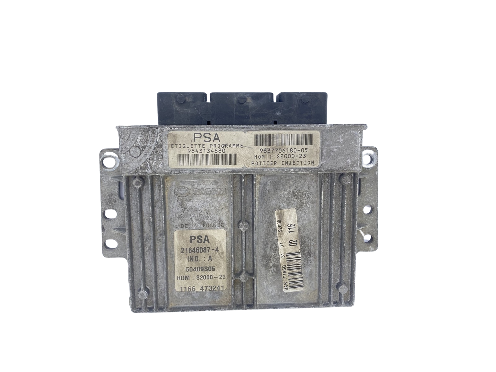 Ohjausyksikkö 9643134680 9637706180-05 21646087-4 PSA Sagem 59744 main product photo