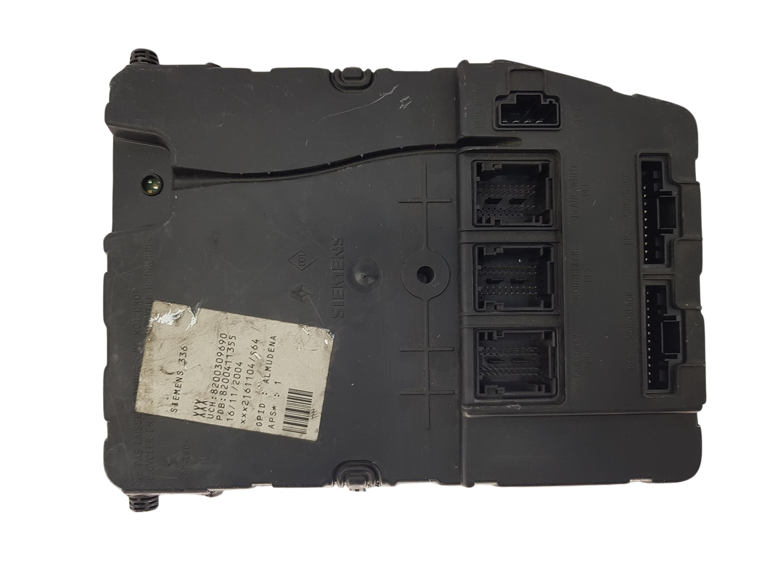 Ohjausyksikkö UCH X84 N2 8200309690 S118400220D Renault Siemens 2279 main product photo