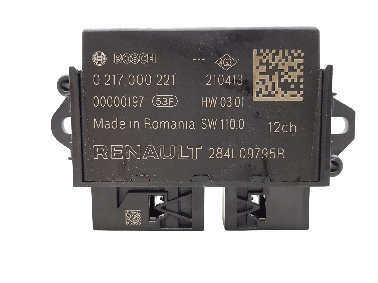 Ohjausyksikön moduuli Renault 284L09795R 0217000221 Bosch main product photo