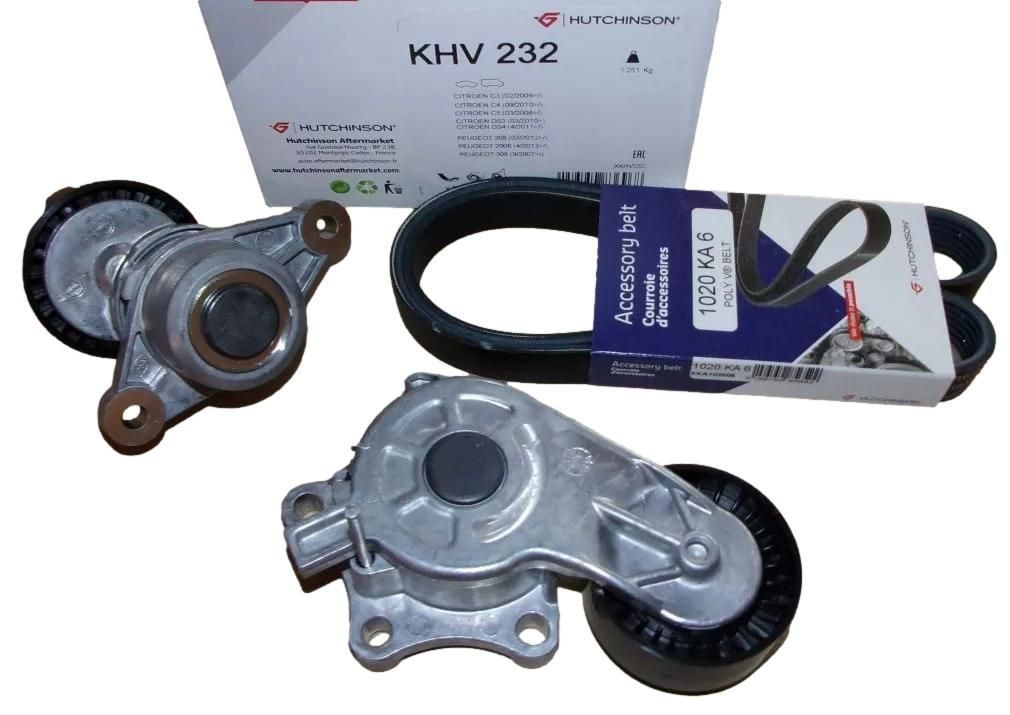 Käyttöhihnan Kiristin KHV232 1611277450 Citroen Peugeot Hutchinson main product photo
