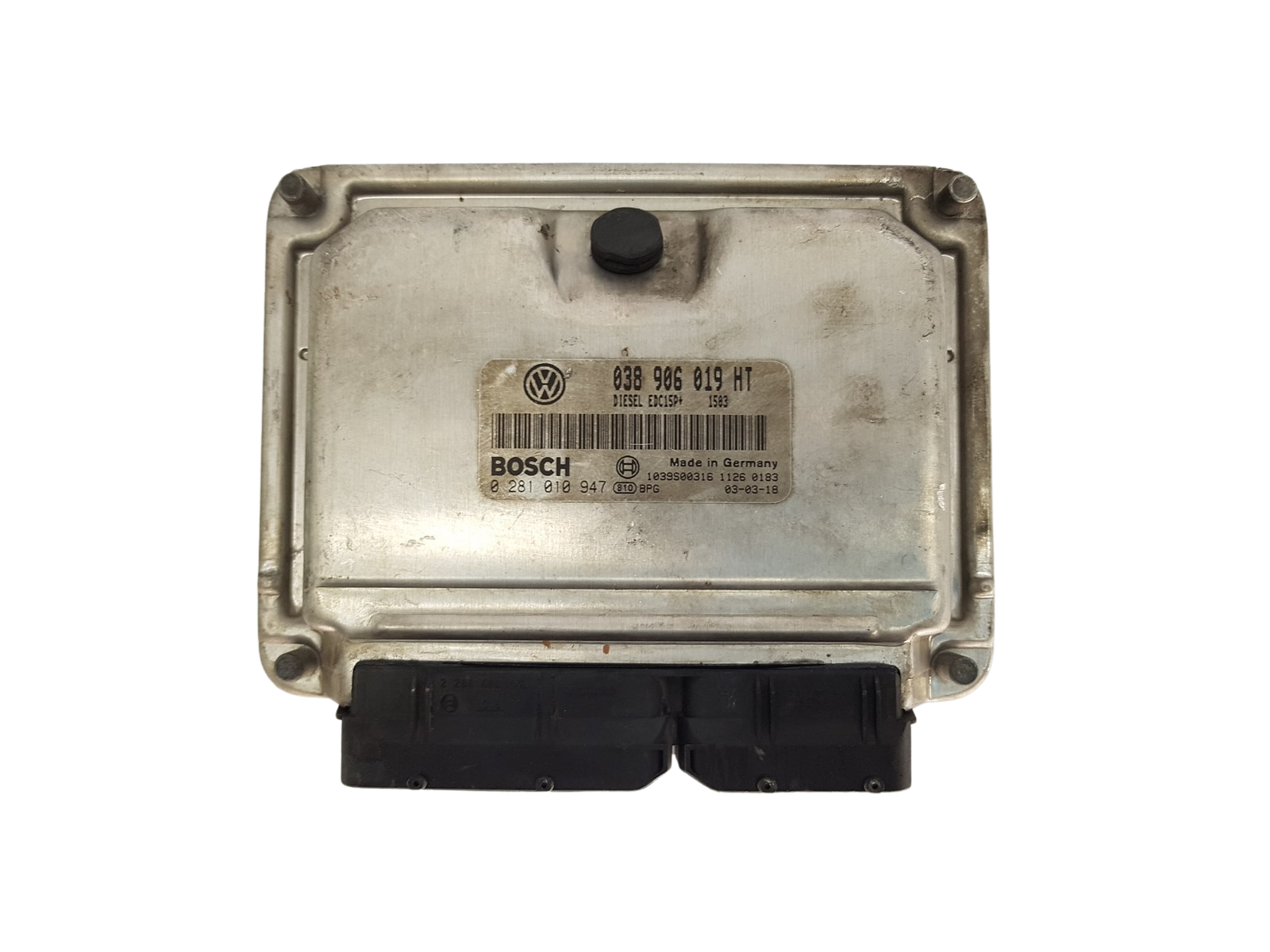 Ohjausyksikkö 038906019HT 0281010947 VW Skoda Seat Bosch 3641 main product photo