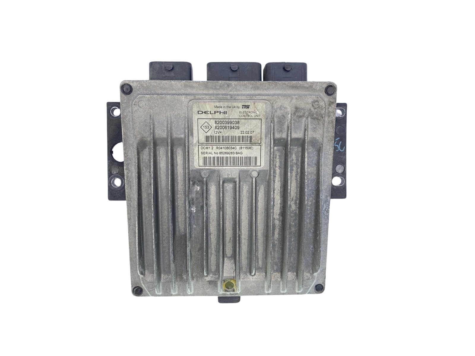 Ohjausyksikkö 8200619409 8200399038 R0410B034C TRW Delphi Renault 62941 main product photo