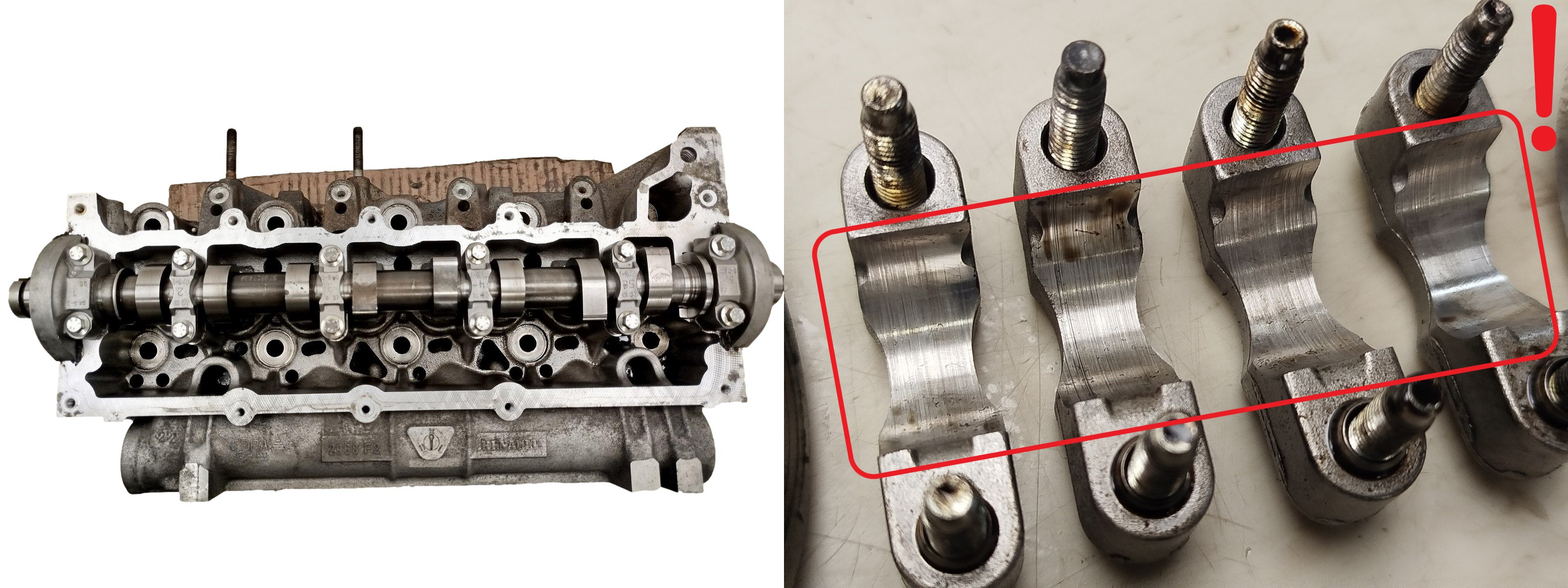 Sylinterikansi Renault 2968F2 110415795R 7701477400 1.5 DCI Siemens 8 main product photo