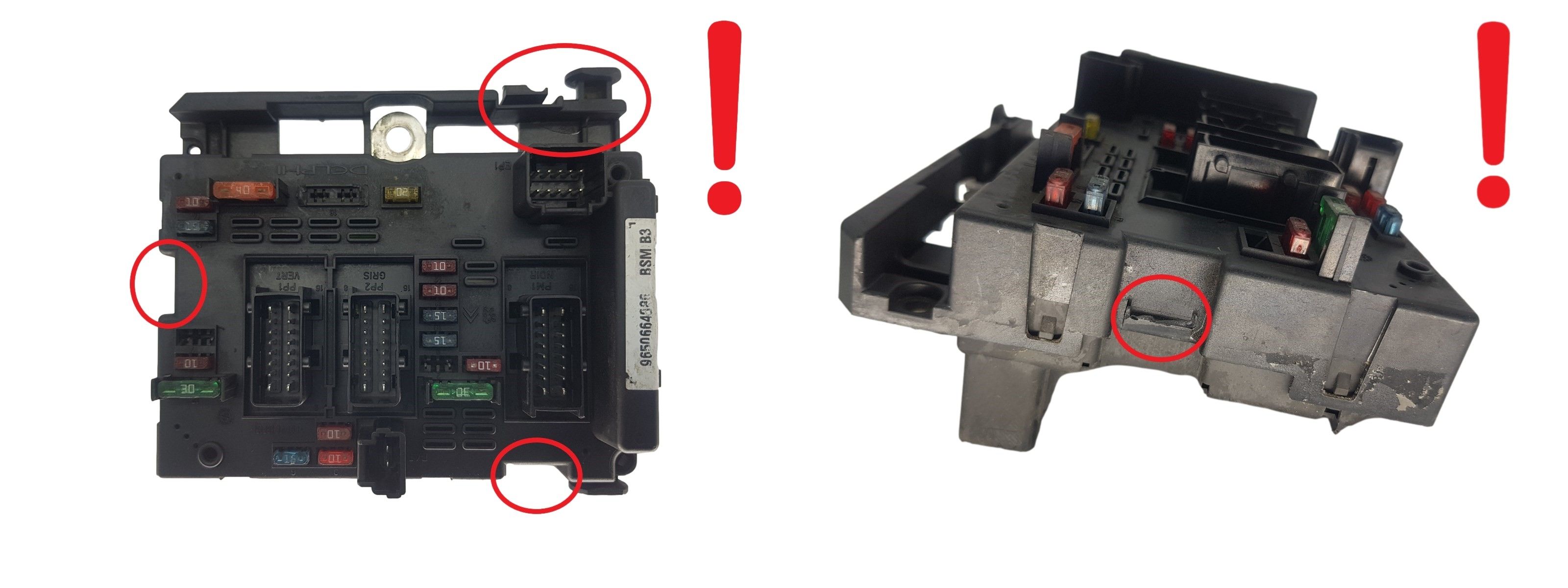 Ohjausyksikkö BSM B3 9650664080 PSA Delphi 2086 main product photo