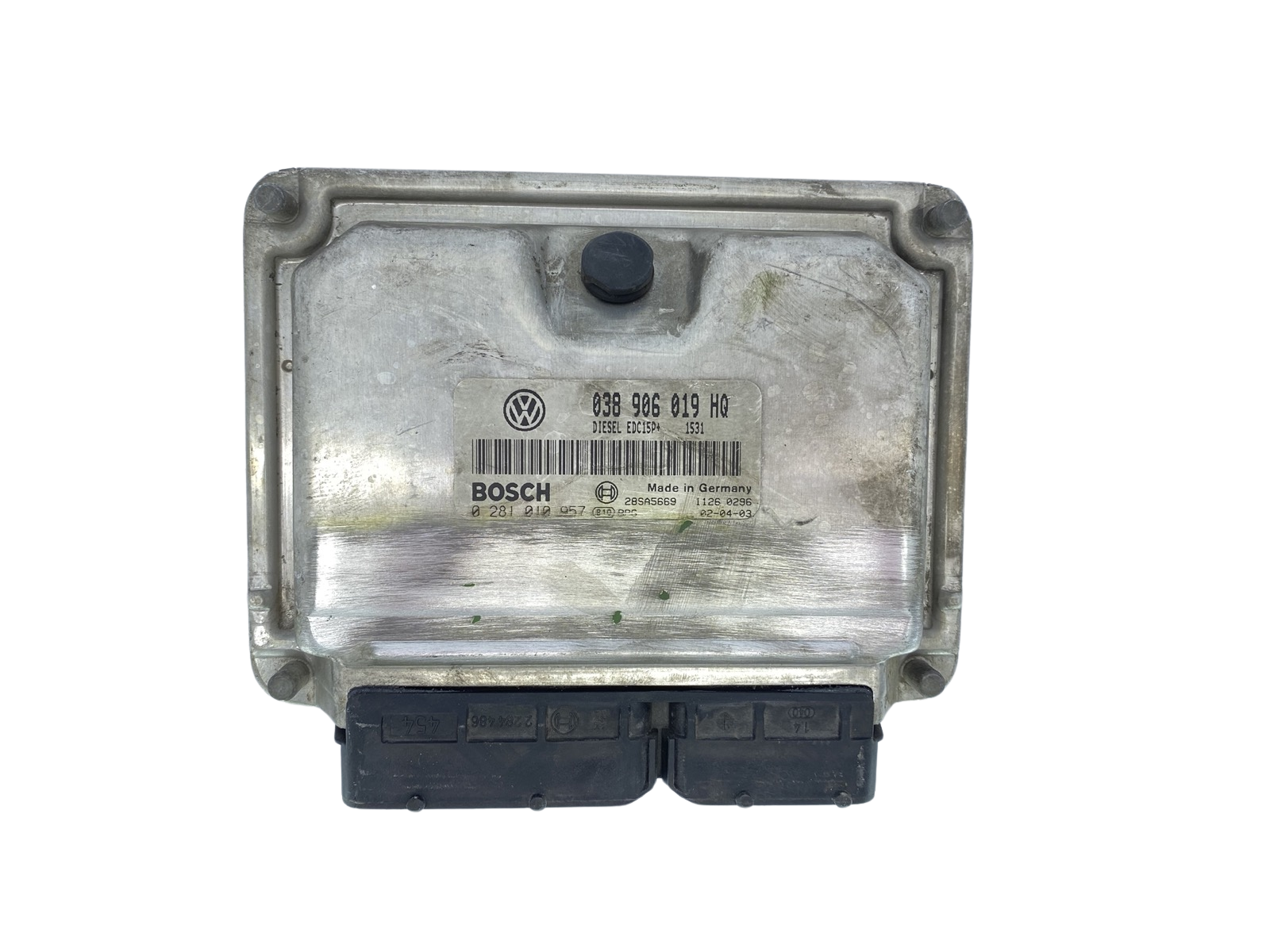 Ohjausyksikkö 038906019HQ 0281010957 VW Seat Bosch 62793 main product photo