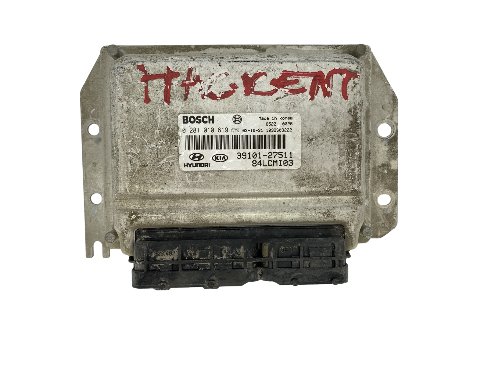 Ohjausyksikkö 39101-27511 0281010619 84LCMI03 Hyundai Bosch main product photo