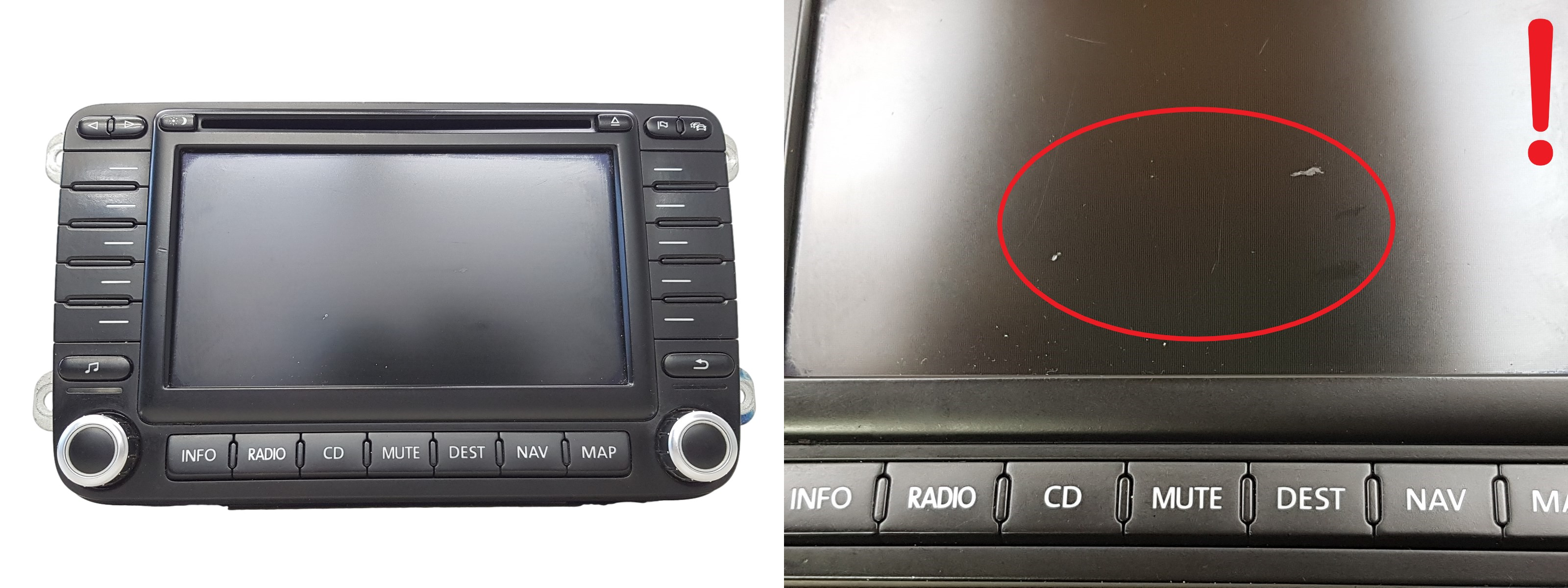 Radio-CD-soitin Navi Volkswagen 1K0035198B 7612002064 Blaupunkt 1101 main product photo