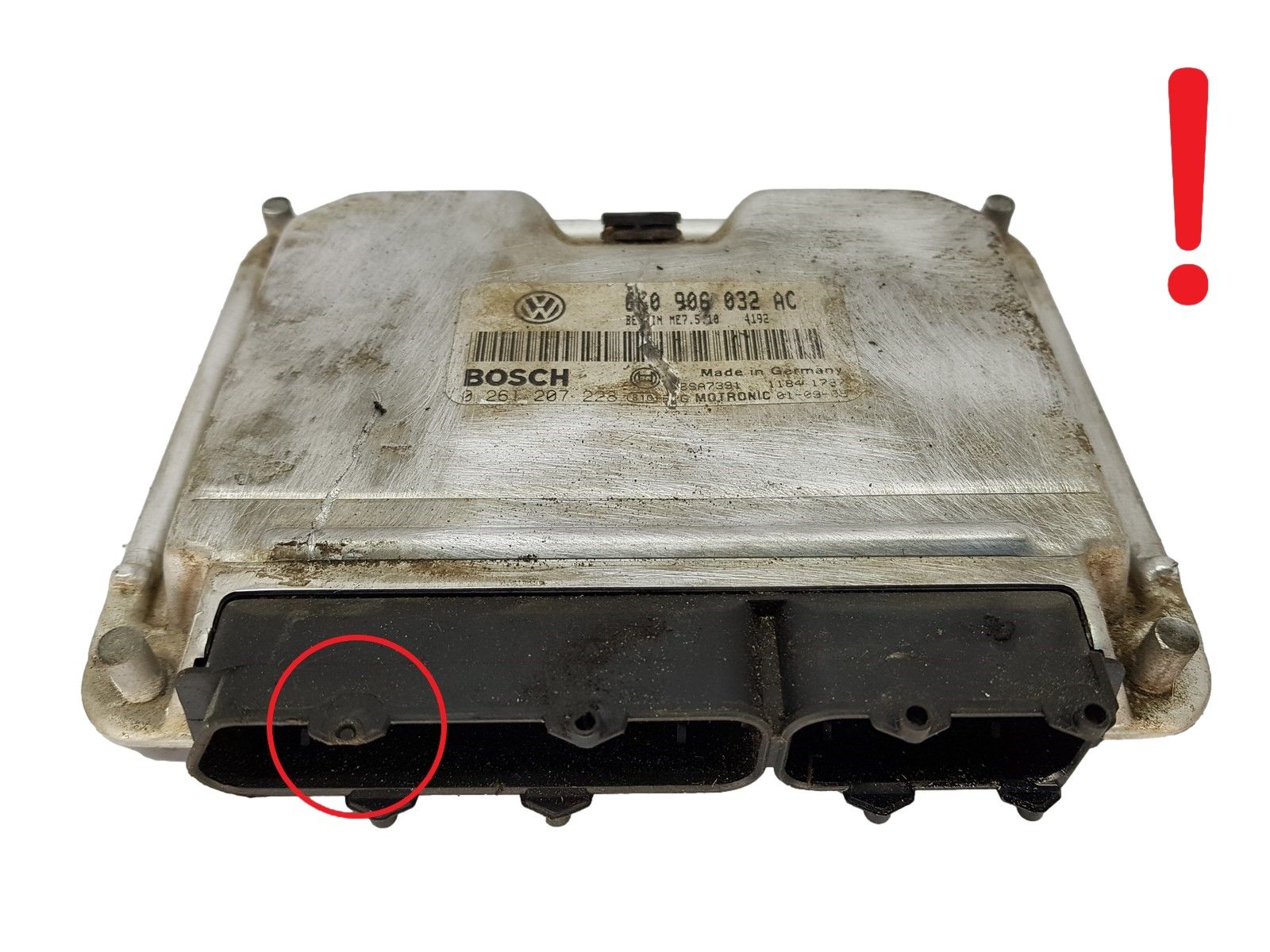 Ohjausyksikkö Seat 6K0906032AC 0261207228 Bosch 15605 main product photo