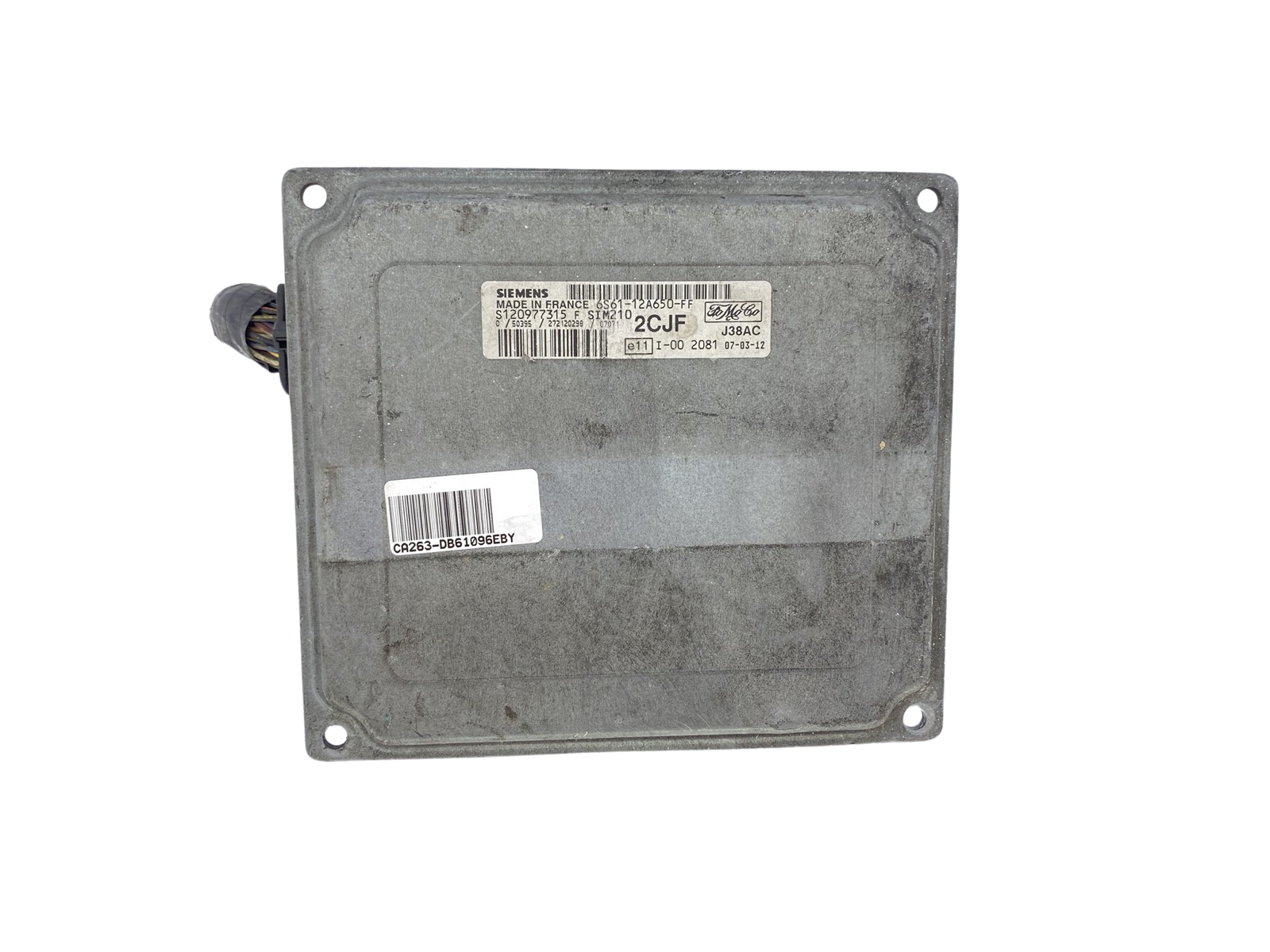 Ohjausyksikkö S120977315F 6S61-12A650-FF SIM210 Ford Siemens 61096 main product photo