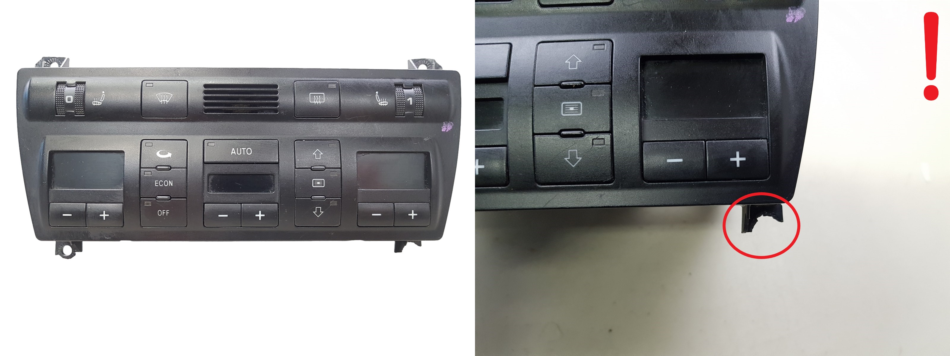 Lämmityksen Säätöyksikkö A/C Audi A6 C5 4B0820043Q 5HB007604-13 Hella main product photo