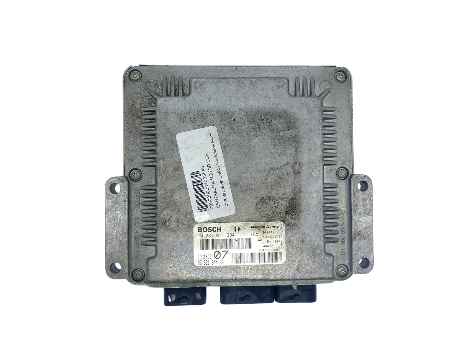 Ohjausyksikkö 0281011394 9652184480 9640938180 PSA Bosch 62985 main product photo
