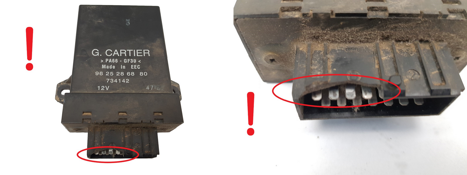 Tuulettimen Rele 9625286880 G.CARTIER 734142 Citroen Peugeot 1028 main product photo