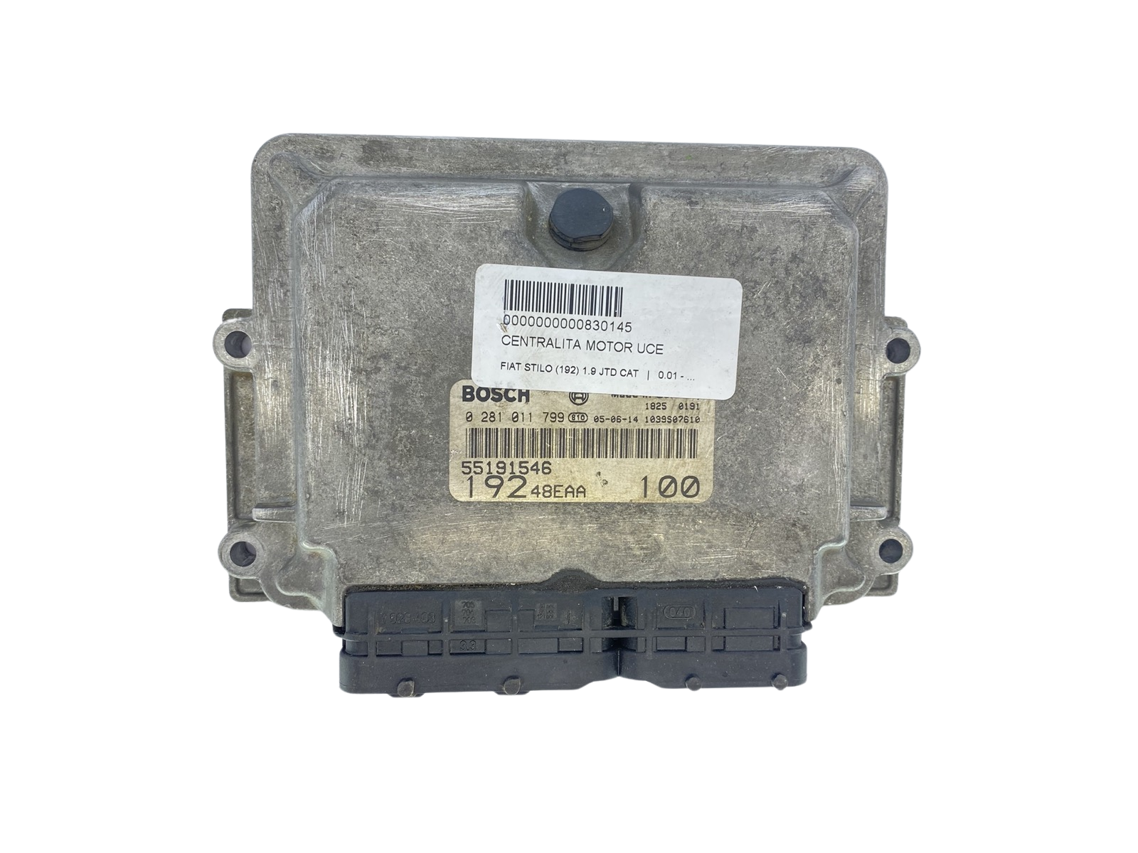 Ohjausyksikkö 55191546 0281011799 Fiat Bosch 63113 main product photo