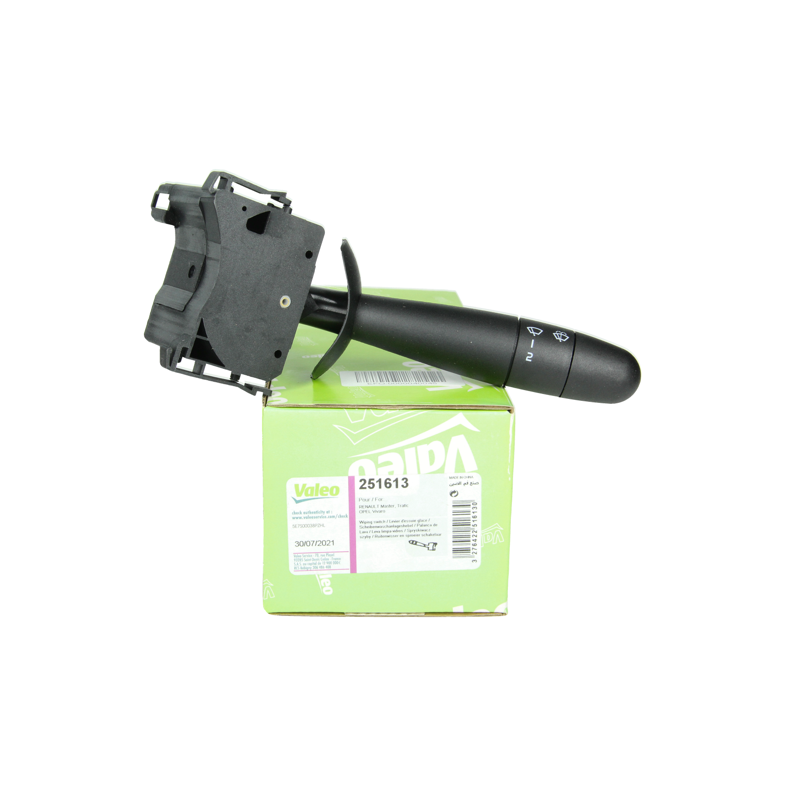 Tuulilasinpyyhkijän katkaisija 251613 7701050685 Renault Valeo main product photo
