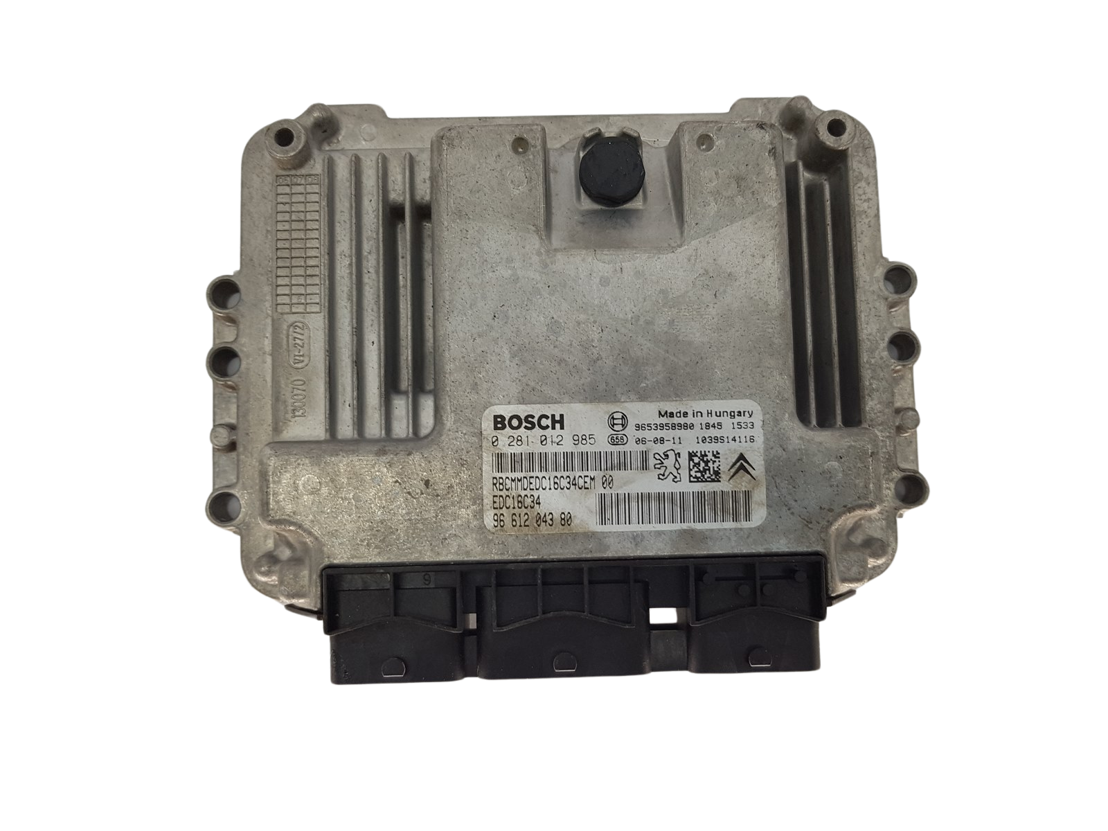 Ohjausyksikkö 0281012985 9661204380 9653958980 PSA Bosch 3368 main product photo