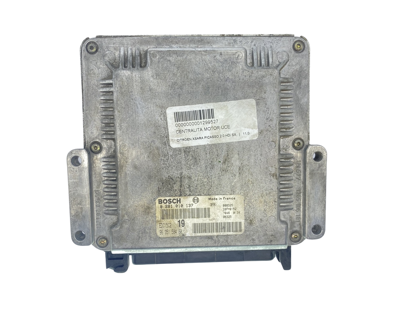 Ohjausyksikkö 0281010137 9635158480 28FM0152 PSA Bosch 63263 main product photo