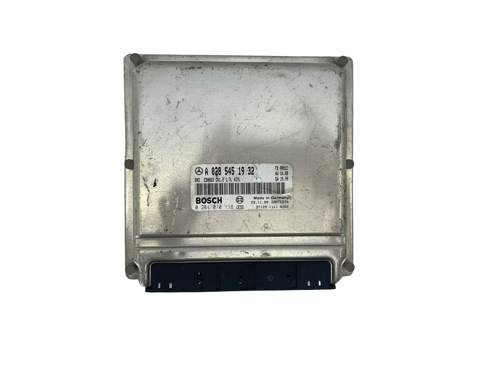 Ohjausyksikkö A0285451932 0281010118 Mercedes Bosch 55673 main product photo