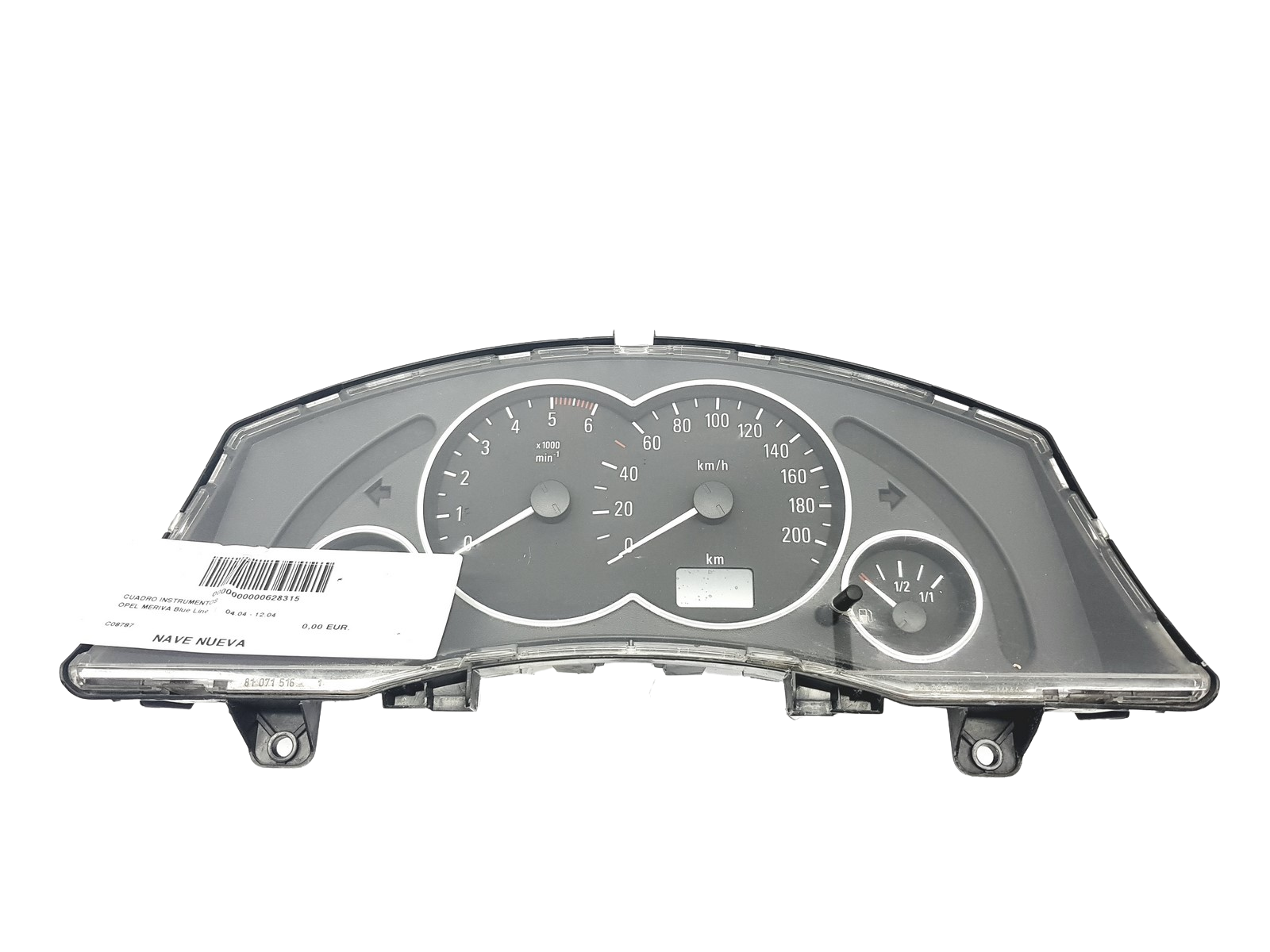 Kierroslukumittari Opel Meriva 13173381XT 110080162026 57484 main product photo