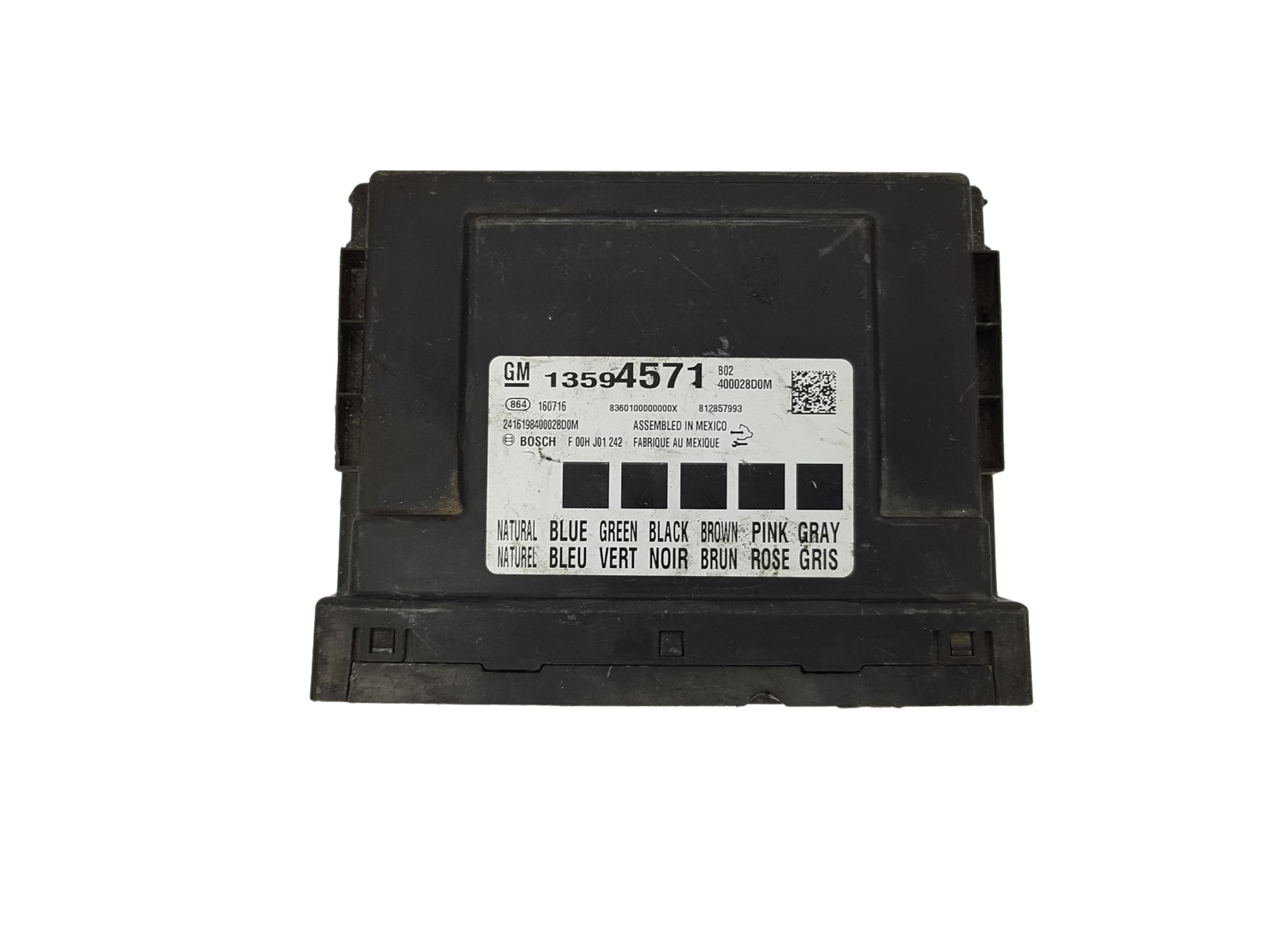 Ohjausyksikkö 13594571 812857933 F00HJ01242 GM Opel Bosch main product photo