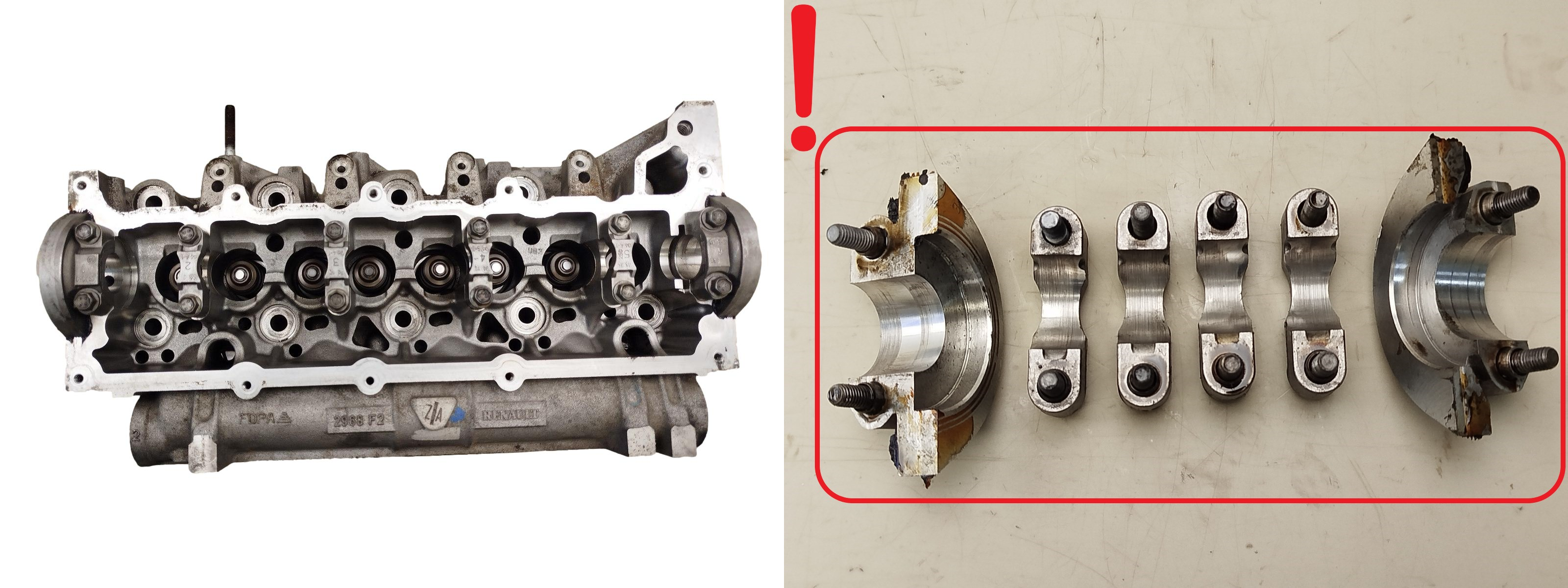 Sylinterikansi Renault 2968F2 110415795R 7701477400 1.5 DCI Siemens 7 main product photo